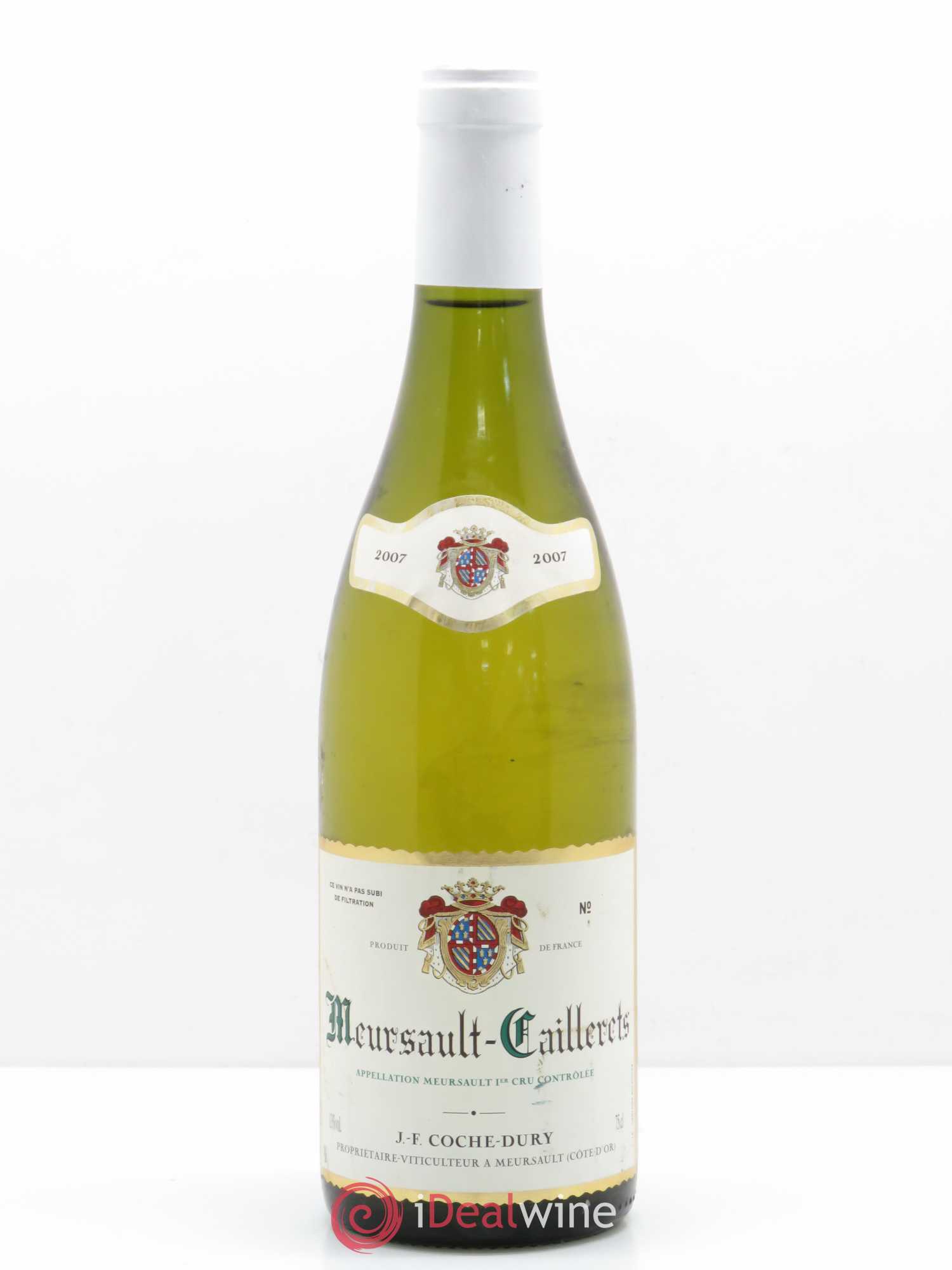 Meursault 1er Cru Caillerets Coche Dury (Domaine) 2007 - Lot de 1 bouteille - 0