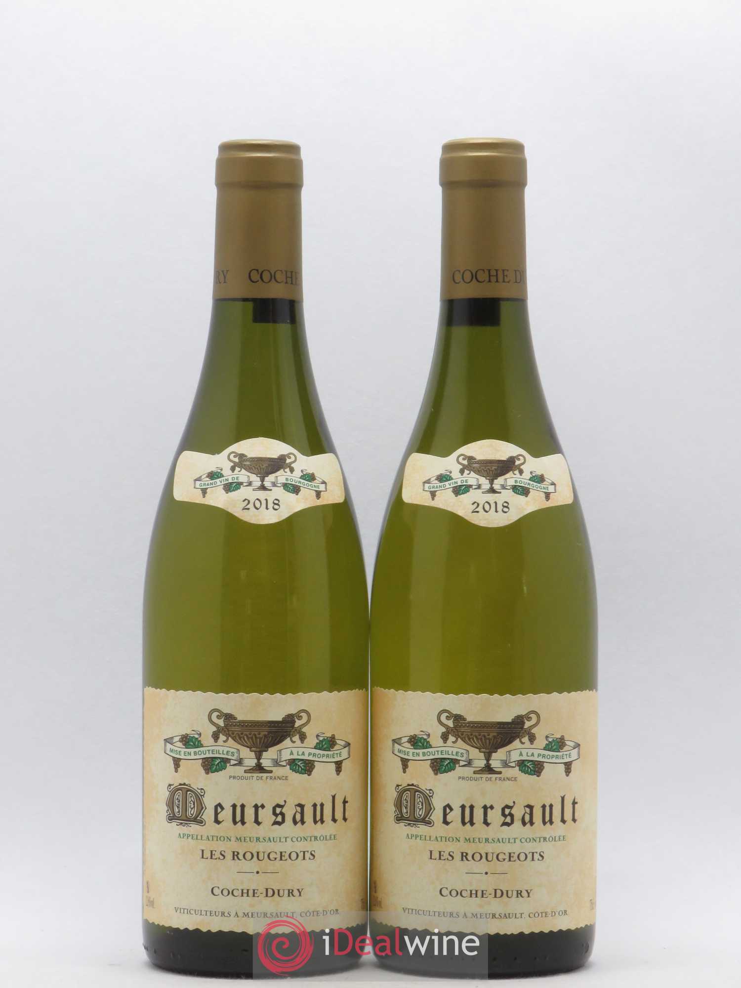 Meursault Les Rougeots Coche Dury (Domaine) 2018 - Lot de 2 bouteilles - 0