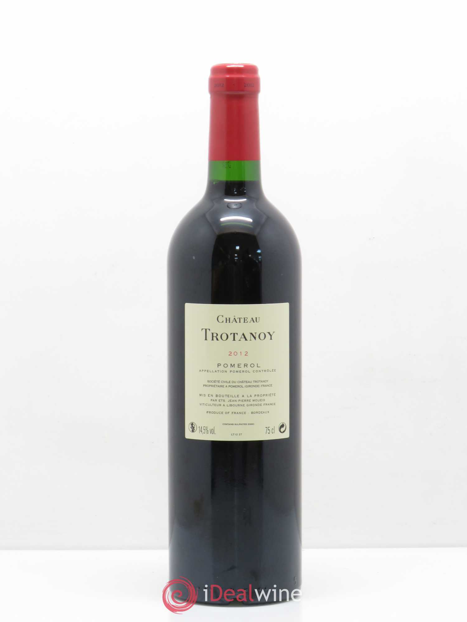 Château Trotanoy 2012 - Lot de 1 bouteille - 1