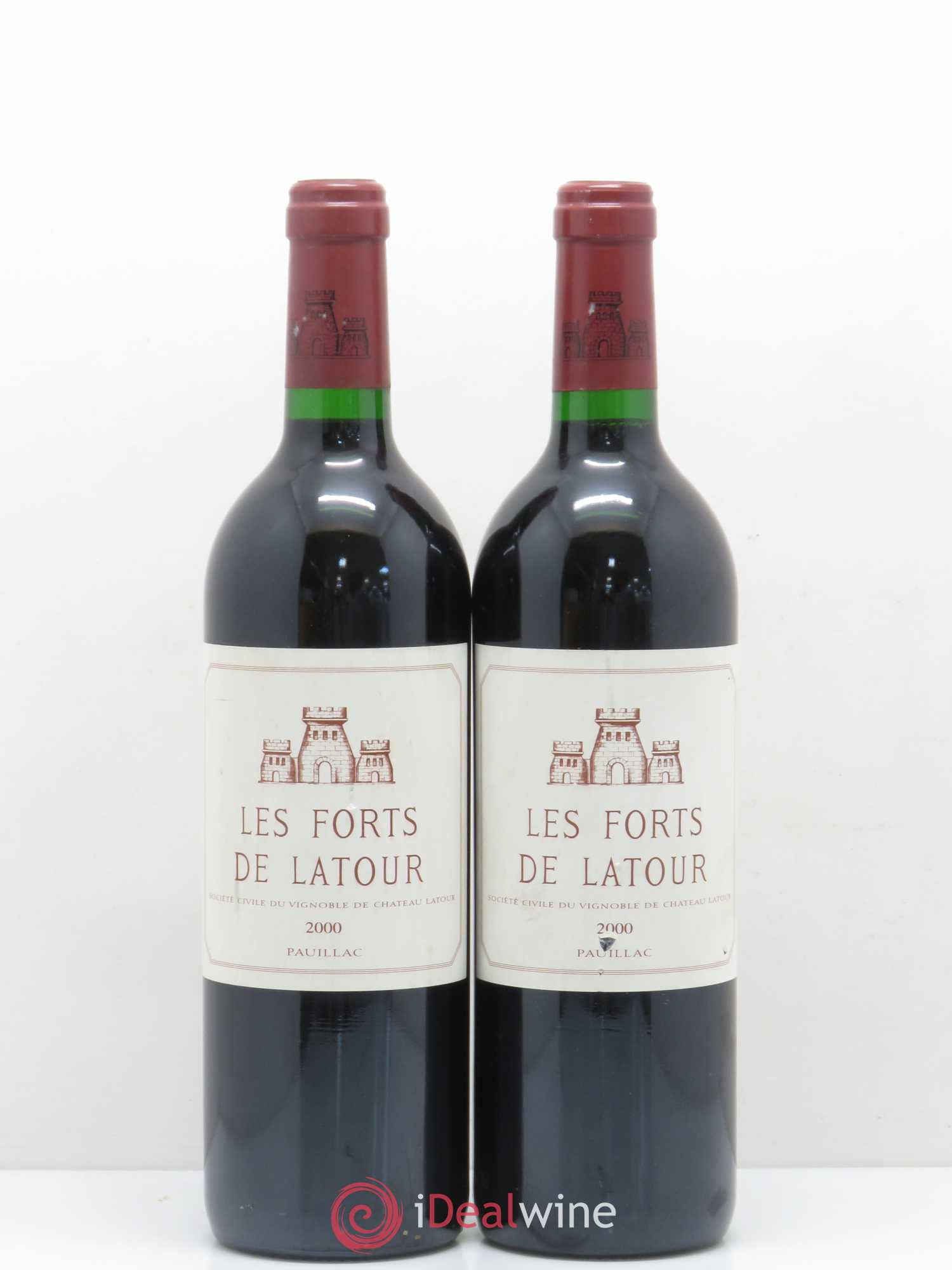 Les Forts de Latour Second Vin 2000 - Lot de 2 bouteilles - 0