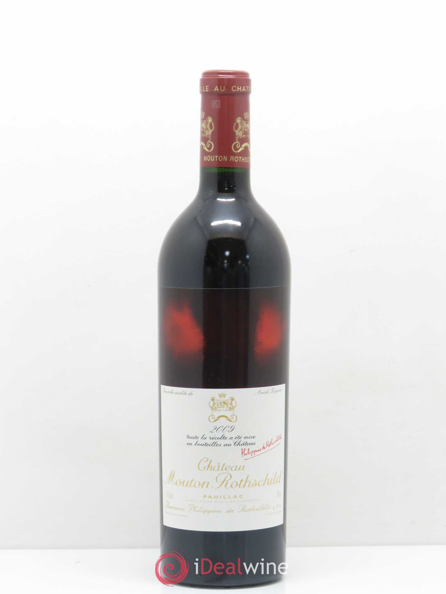 Château Mouton Rothschild 1er Grand Cru Classé 2009 - Lot de 1 bouteille - 0