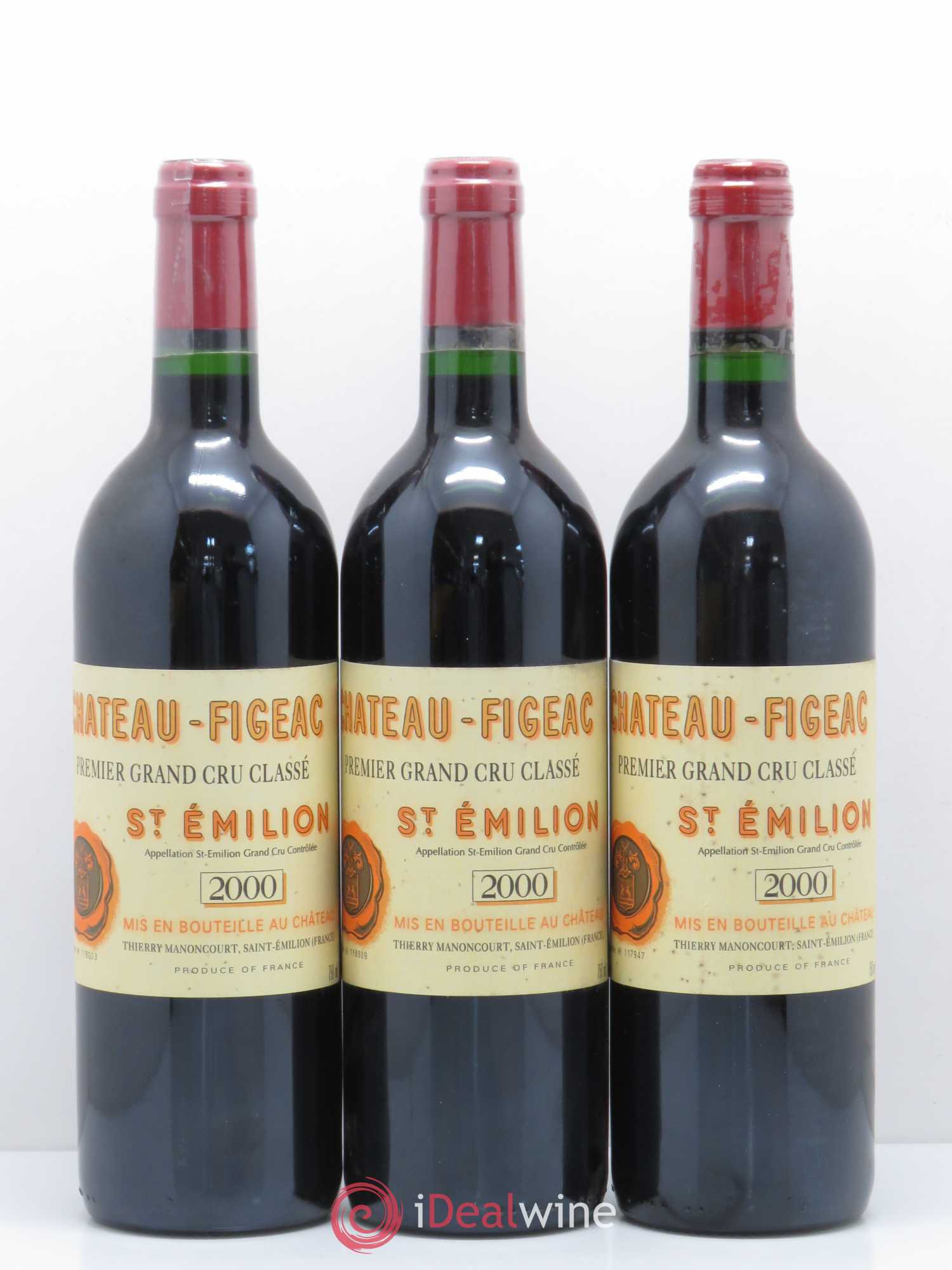 Château Figeac 1er Grand Cru Classé A 2000 - Lot de 12 bouteilles - 4