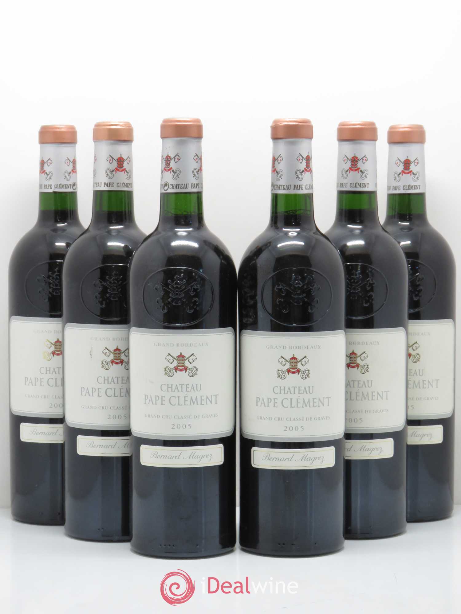 Château Pape Clément Cru Classé de Graves 2005 - Lot de 6 bouteilles - 0