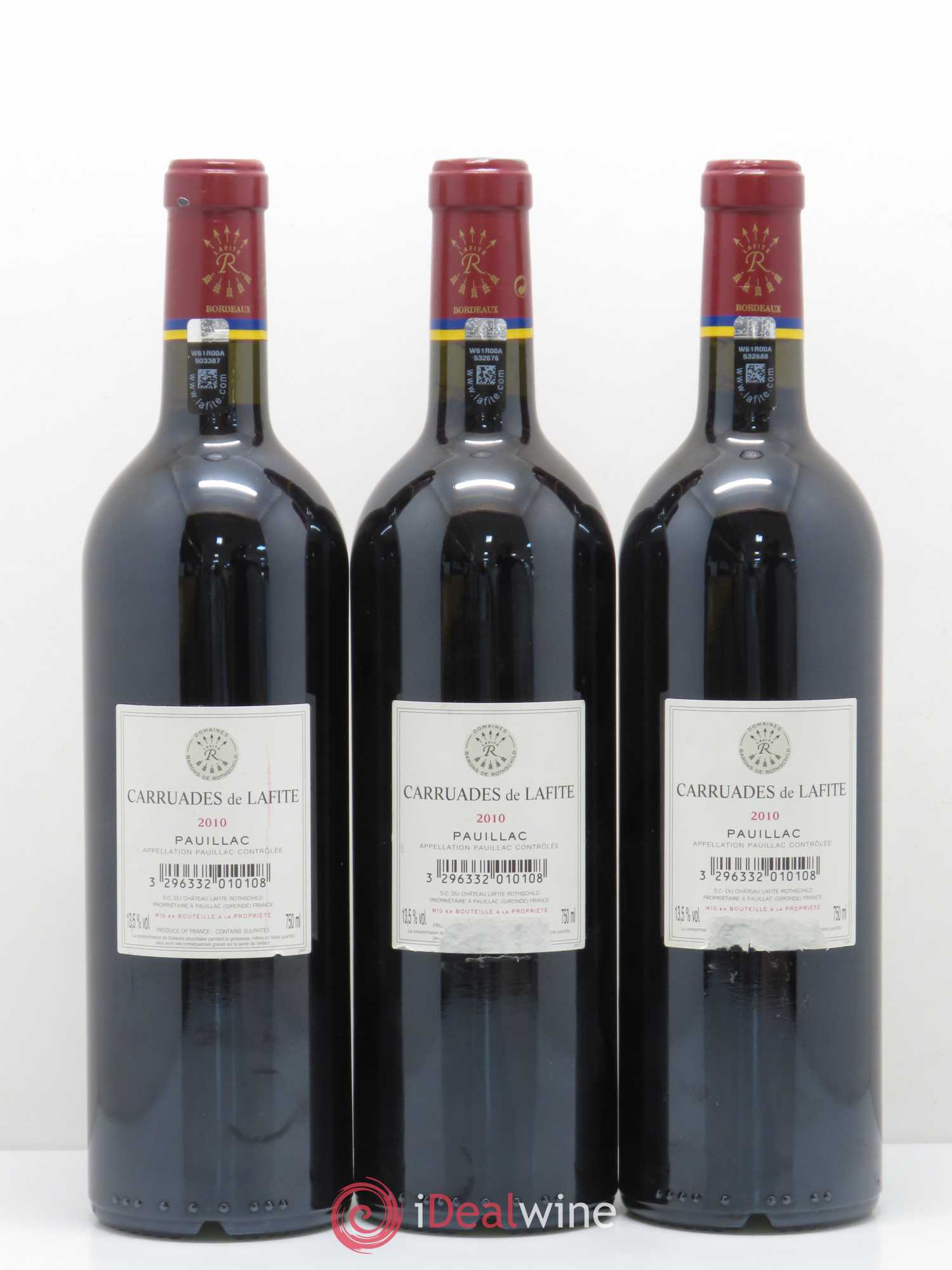 Carruades de Lafite Rothschild Second Vin 2010 - Lot de 12 bouteilles - 2