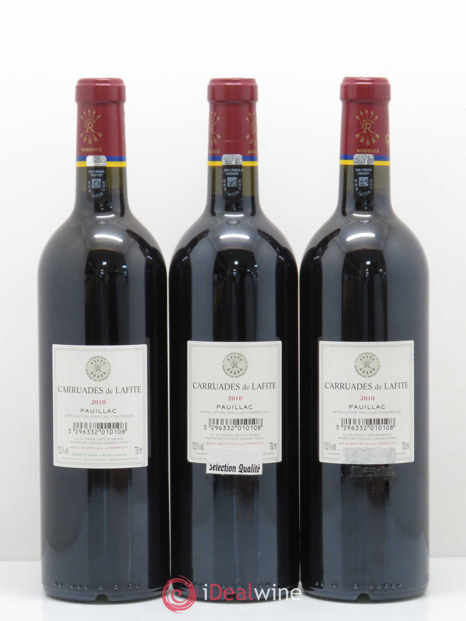 Carruades de Lafite Rothschild Second Vin 2010 - Lot de 12 bouteilles - 4