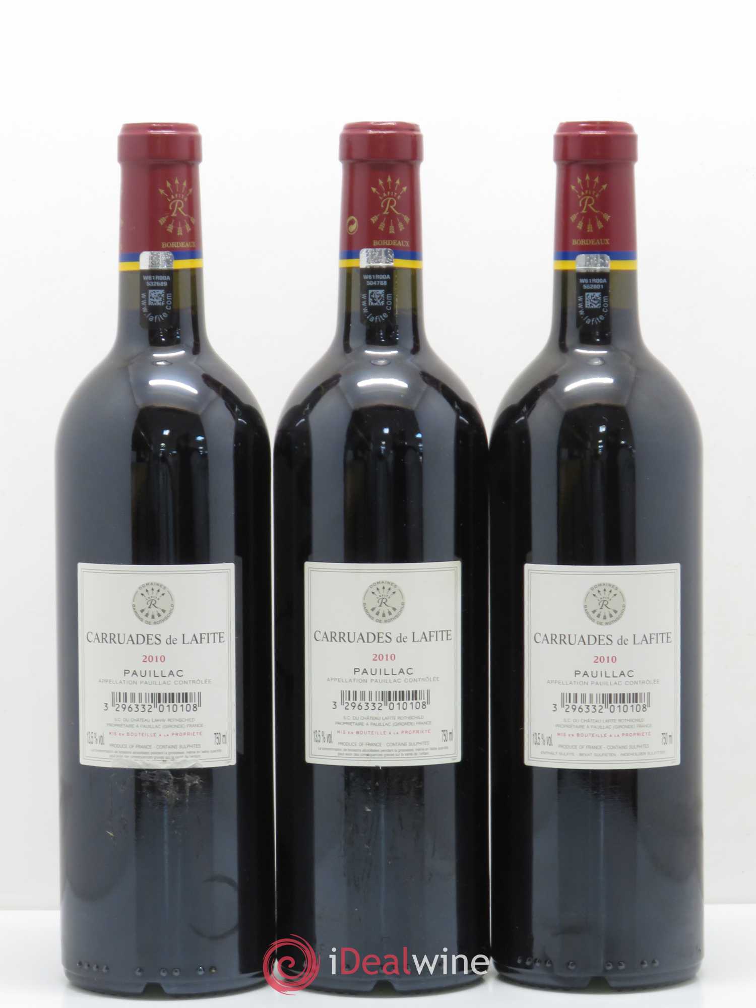 Carruades de Lafite Rothschild Second Vin 2010 - Lot de 12 bouteilles - 6