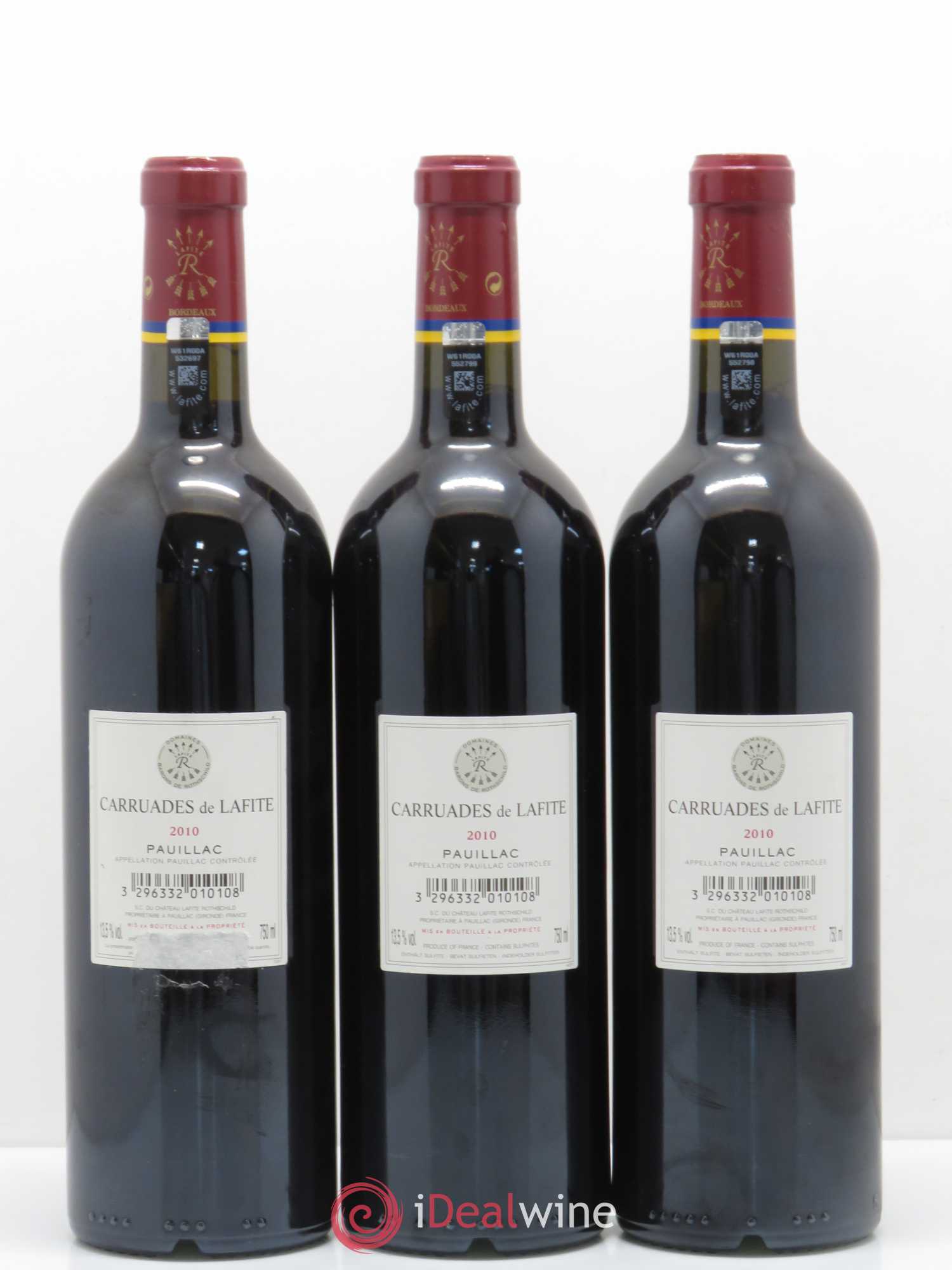 Carruades de Lafite Rothschild Second Vin 2010 - Lot de 12 bouteilles - 8