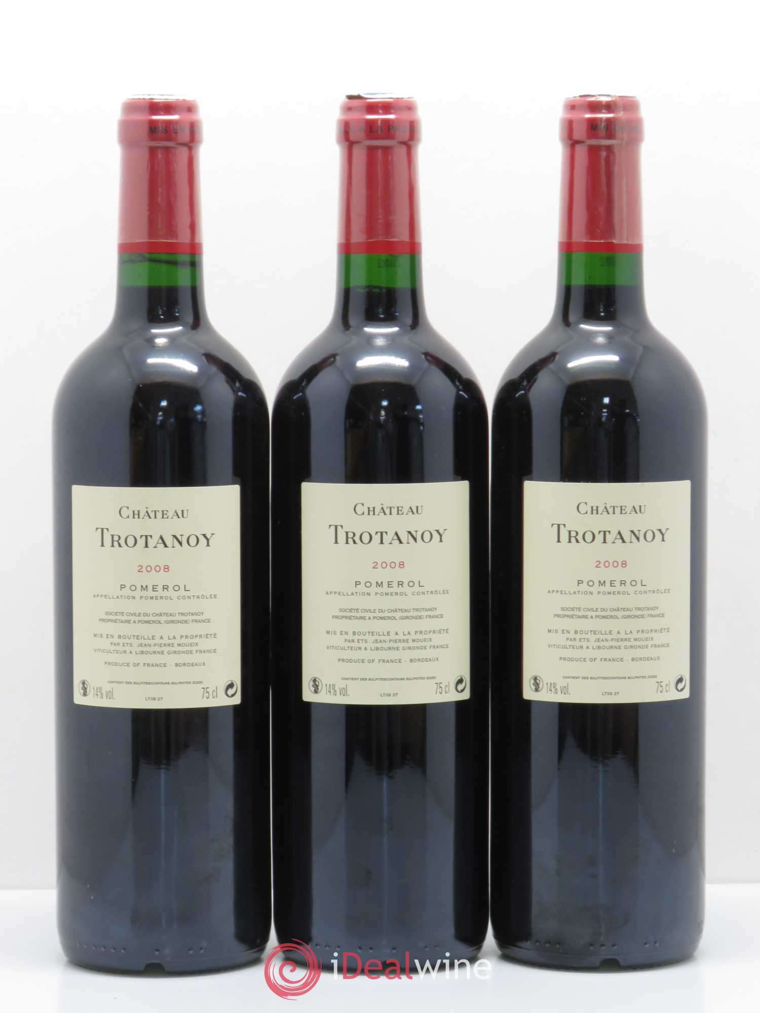 Château Trotanoy 2008 - Lot de 12 bouteilles - 6