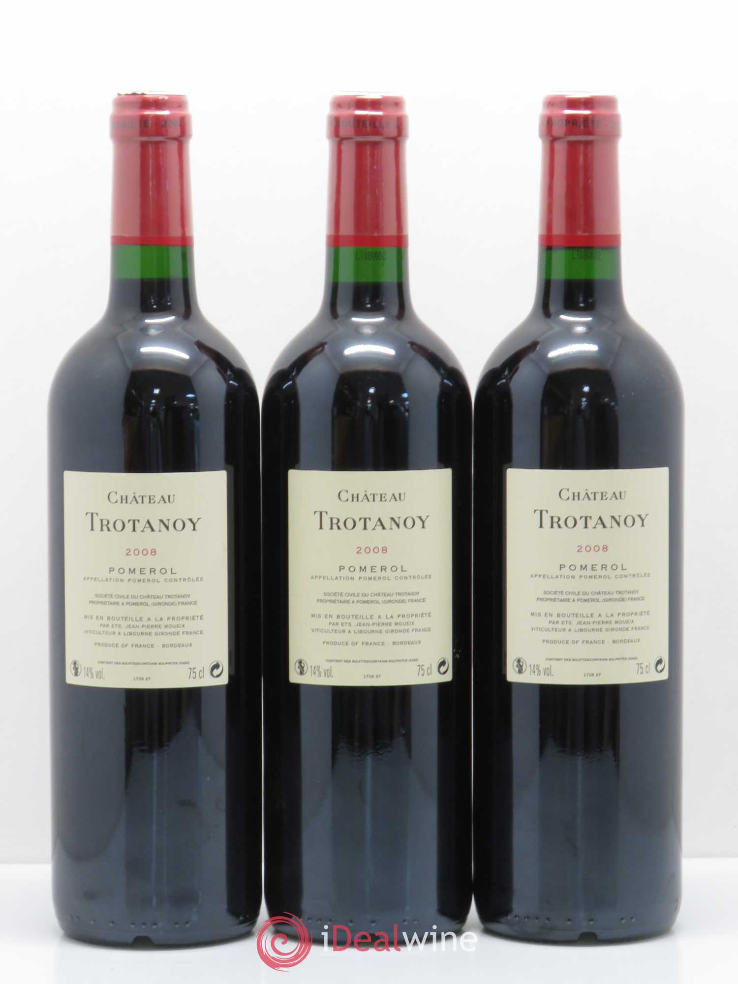 Château Trotanoy 2008 - Lot de 12 bouteilles - 8