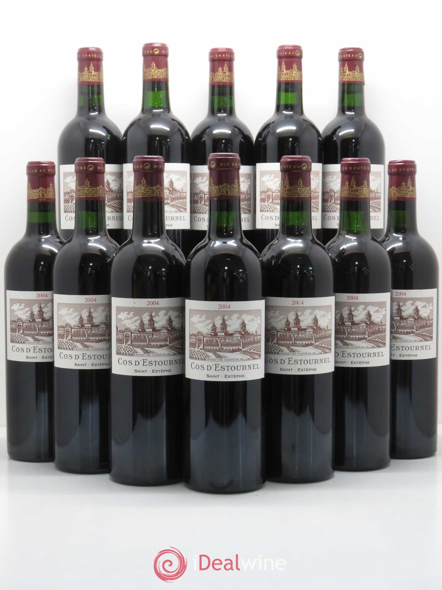 Cos d'Estournel 2ème Grand Cru Classé 2004 - Lot de 12 bouteilles - 0