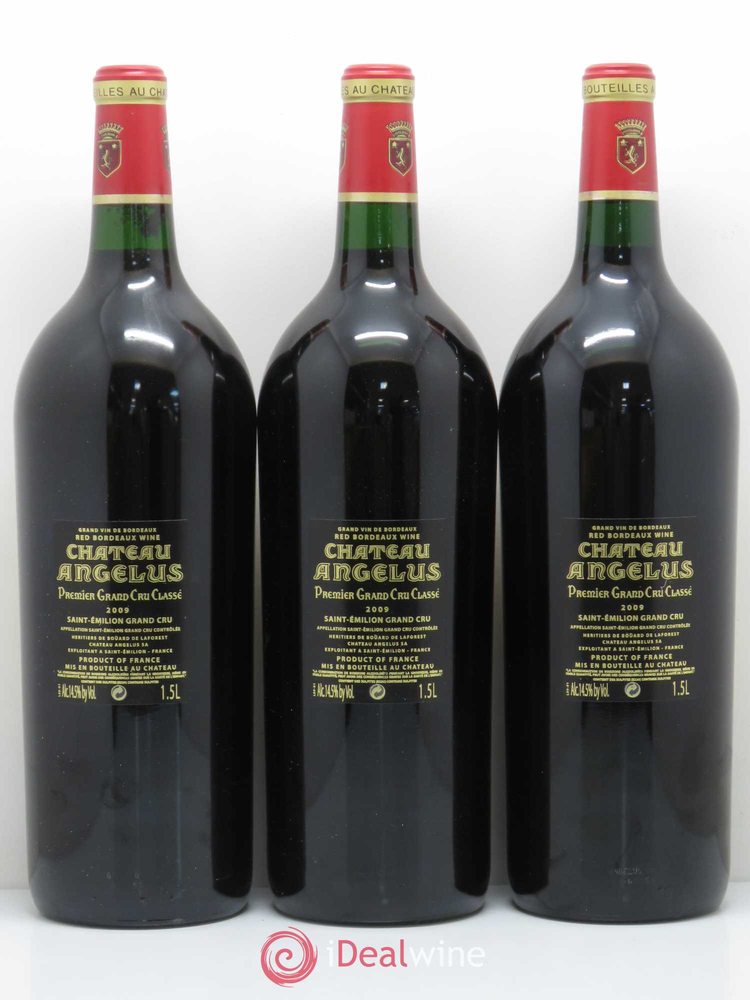 Château Angélus 1er Grand Cru Classé A 2009 - Lot de 6 magnums - 2