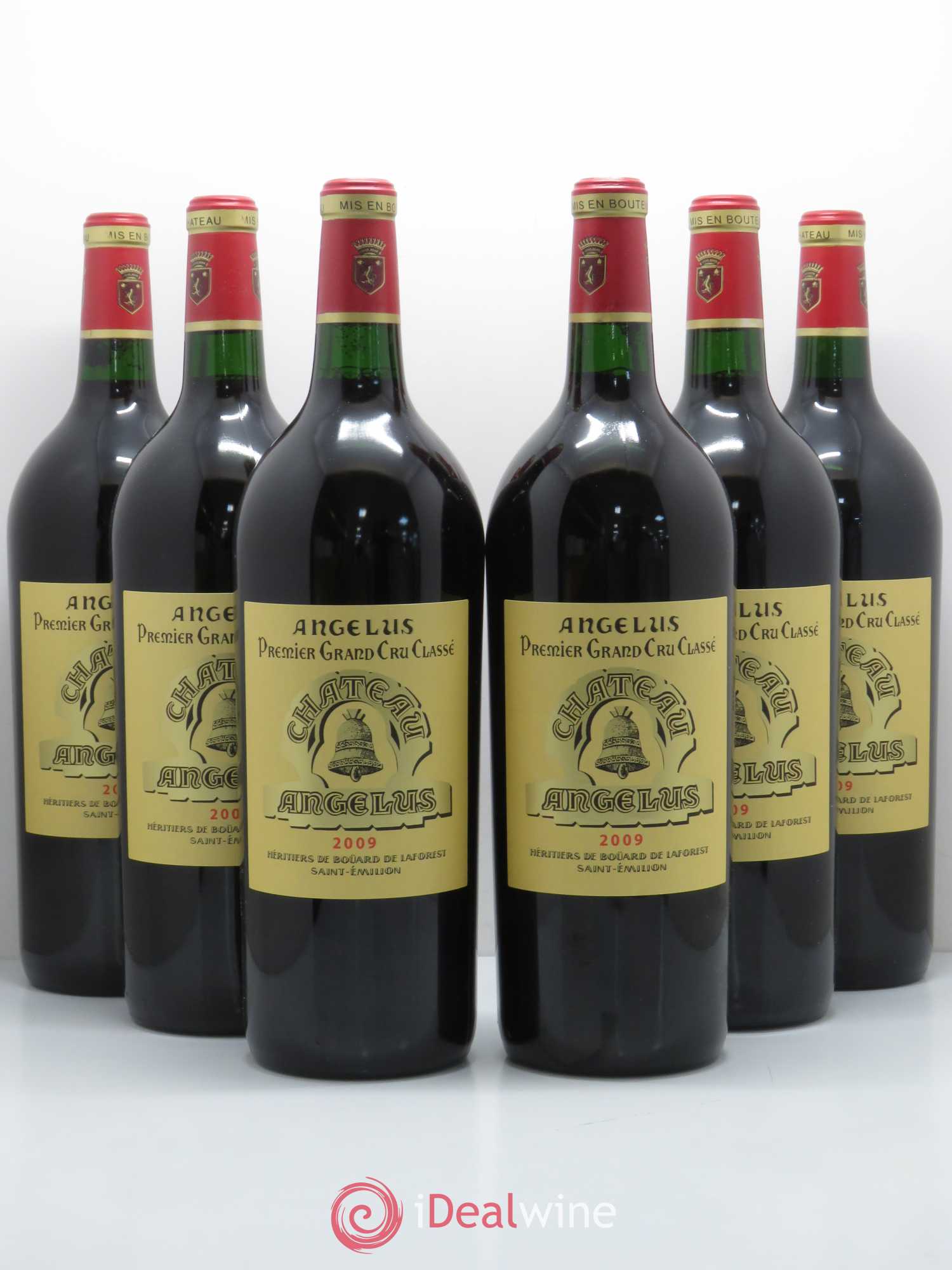 Château Angélus 1er Grand Cru Classé A 2009 - Lot de 6 magnums - 0