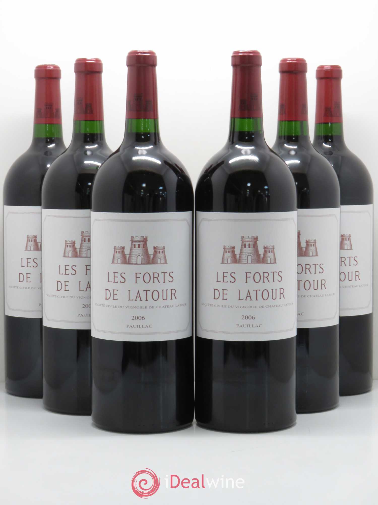 Les Forts de Latour Second Vin 2006 - Lot de 6 magnums - 0
