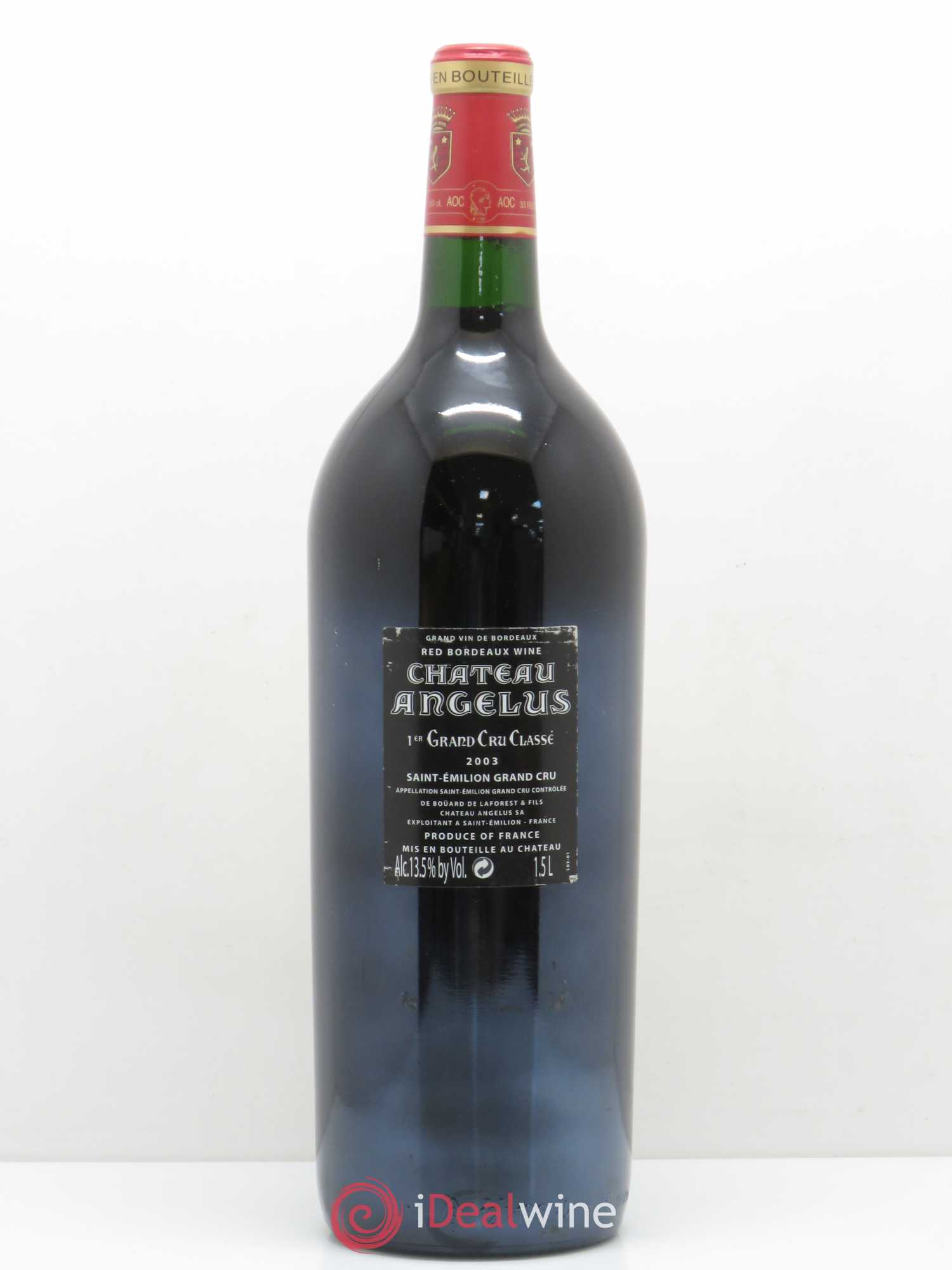 Château Angélus 1er Grand Cru Classé A 2003 - Lot de 1 magnum - 1