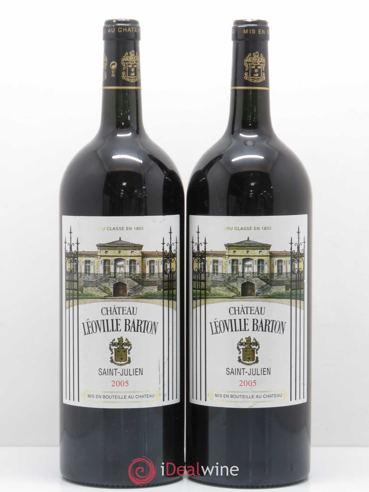 Château Léoville Barton 2ème Grand Cru Classé 2005 - Lot de 2 magnums - 0
