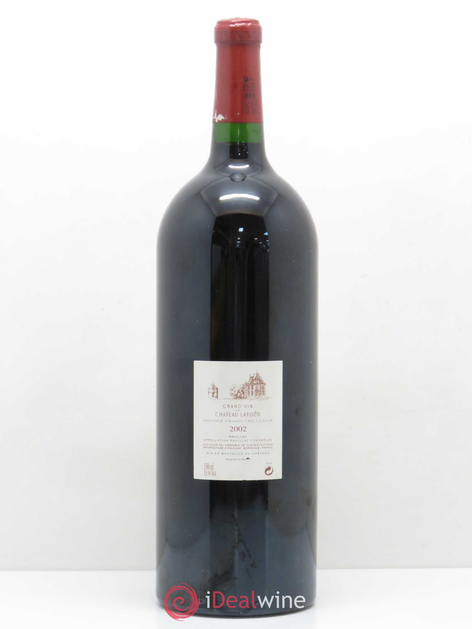 Château Latour 1er Grand Cru Classé 2002 - Lot de 1 magnum - 1