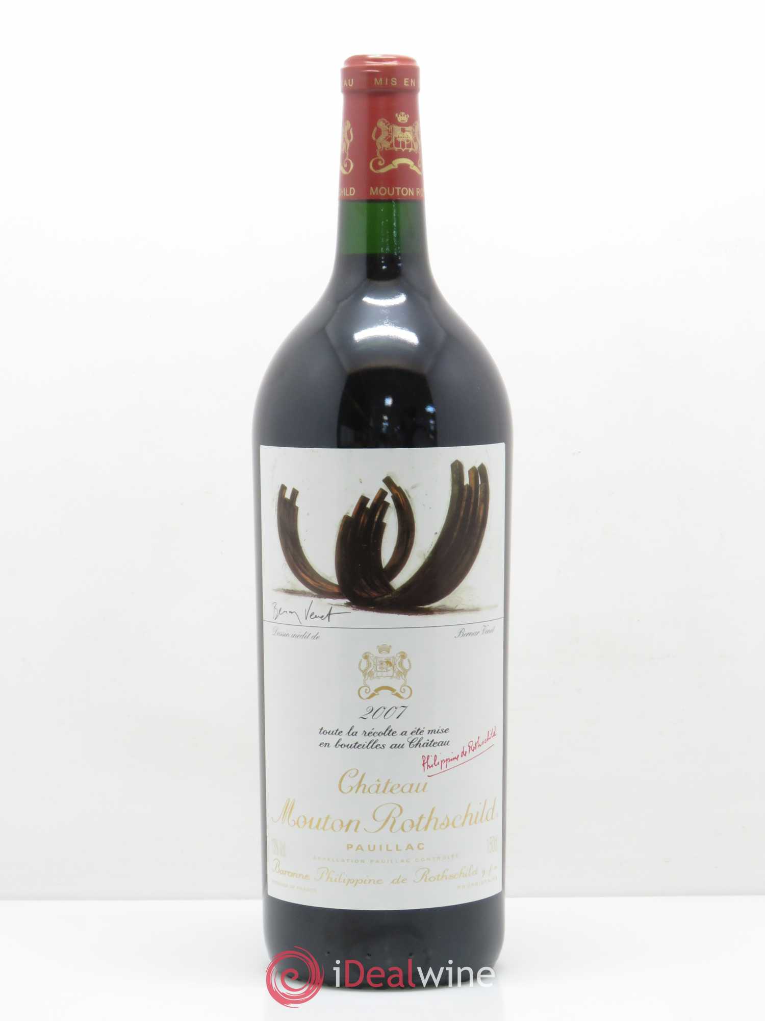 Château Mouton Rothschild 1er Grand Cru Classé 2007 - Lot de 1 magnum - 0