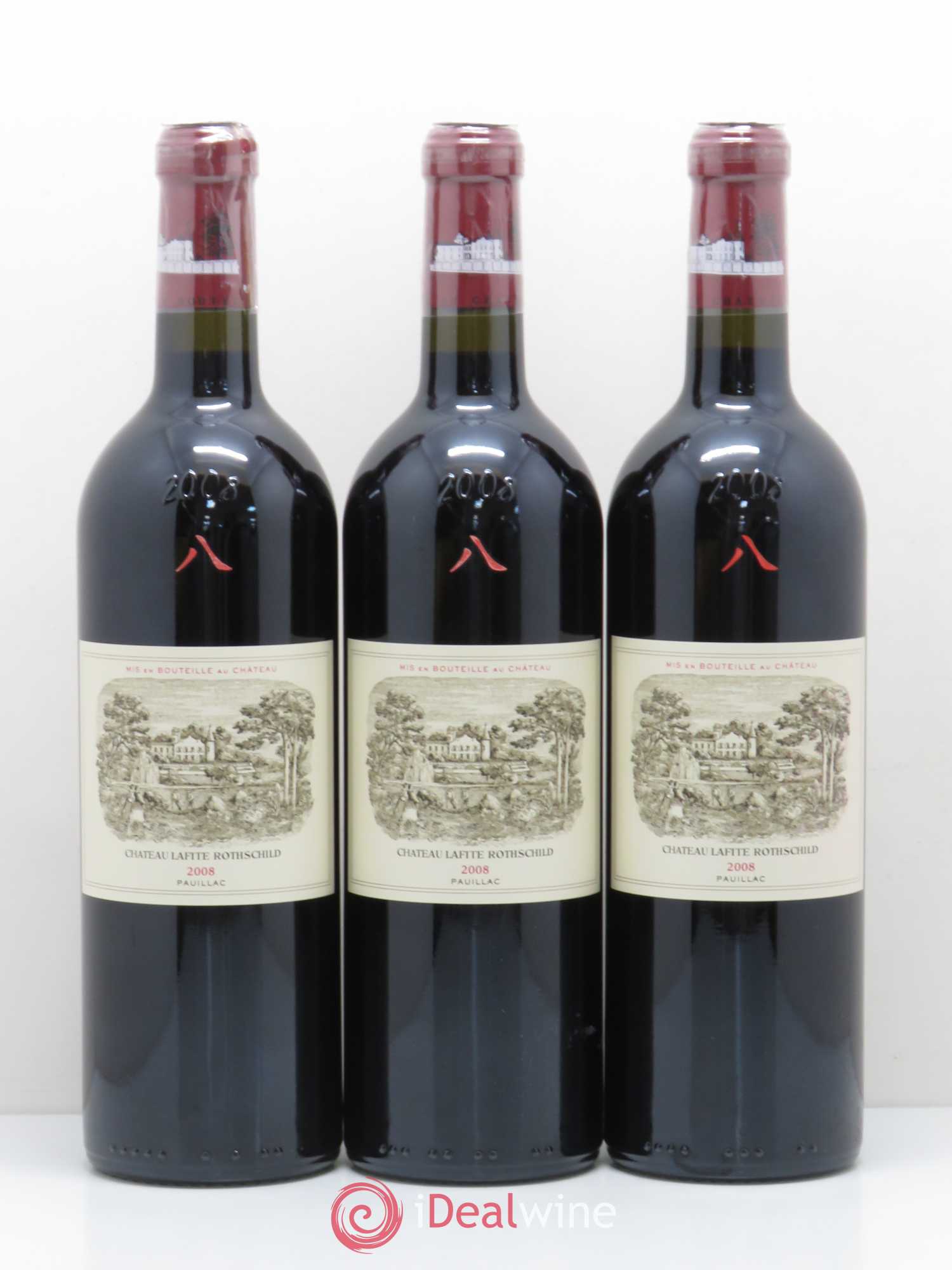 Château Lafite Rothschild 1er Grand Cru Classé 2008 - Lot de 6 bouteilles - 1