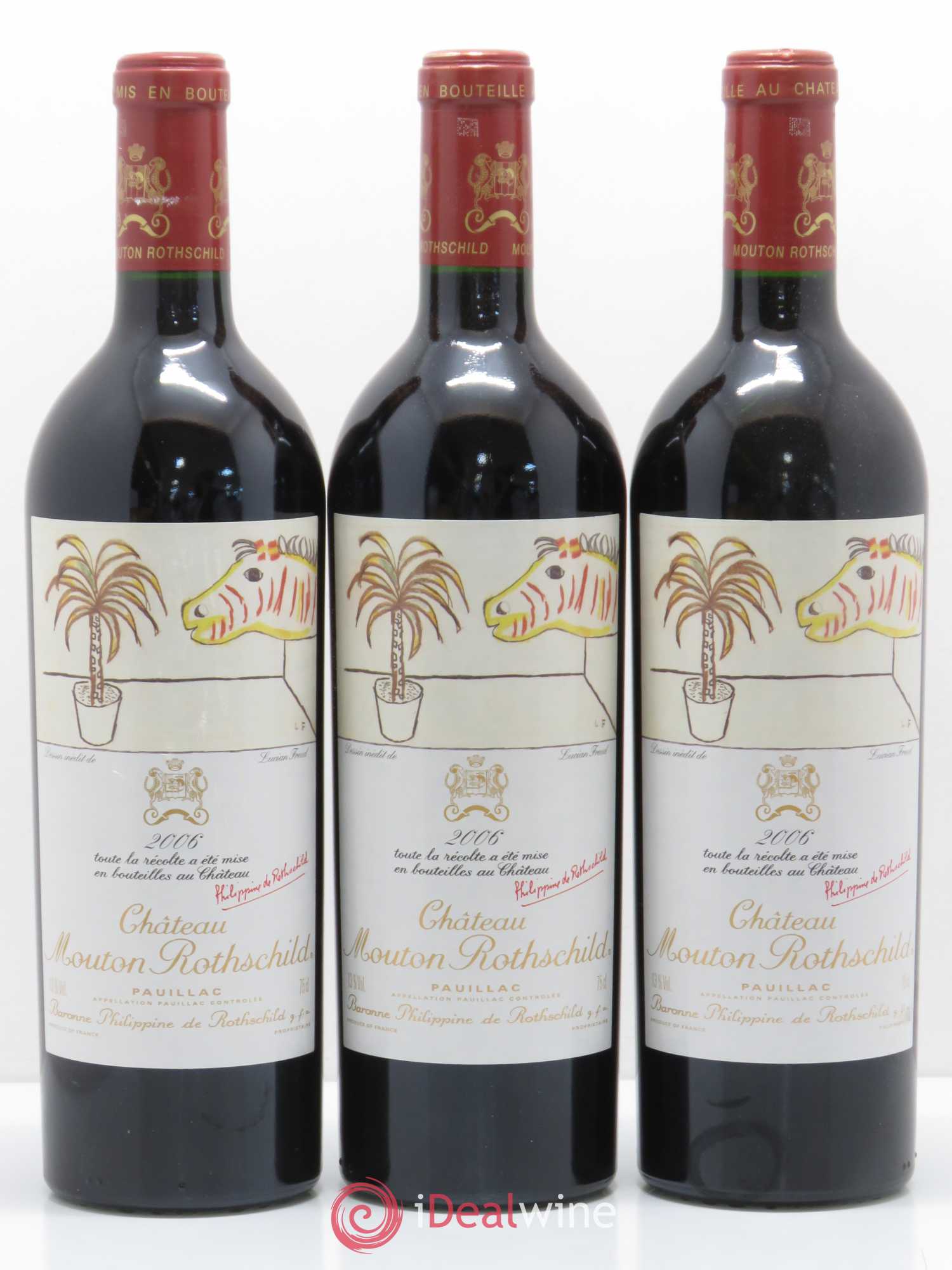 Château Mouton Rothschild 1er Grand Cru Classé 2006 - Lot de 6 bouteilles - 3