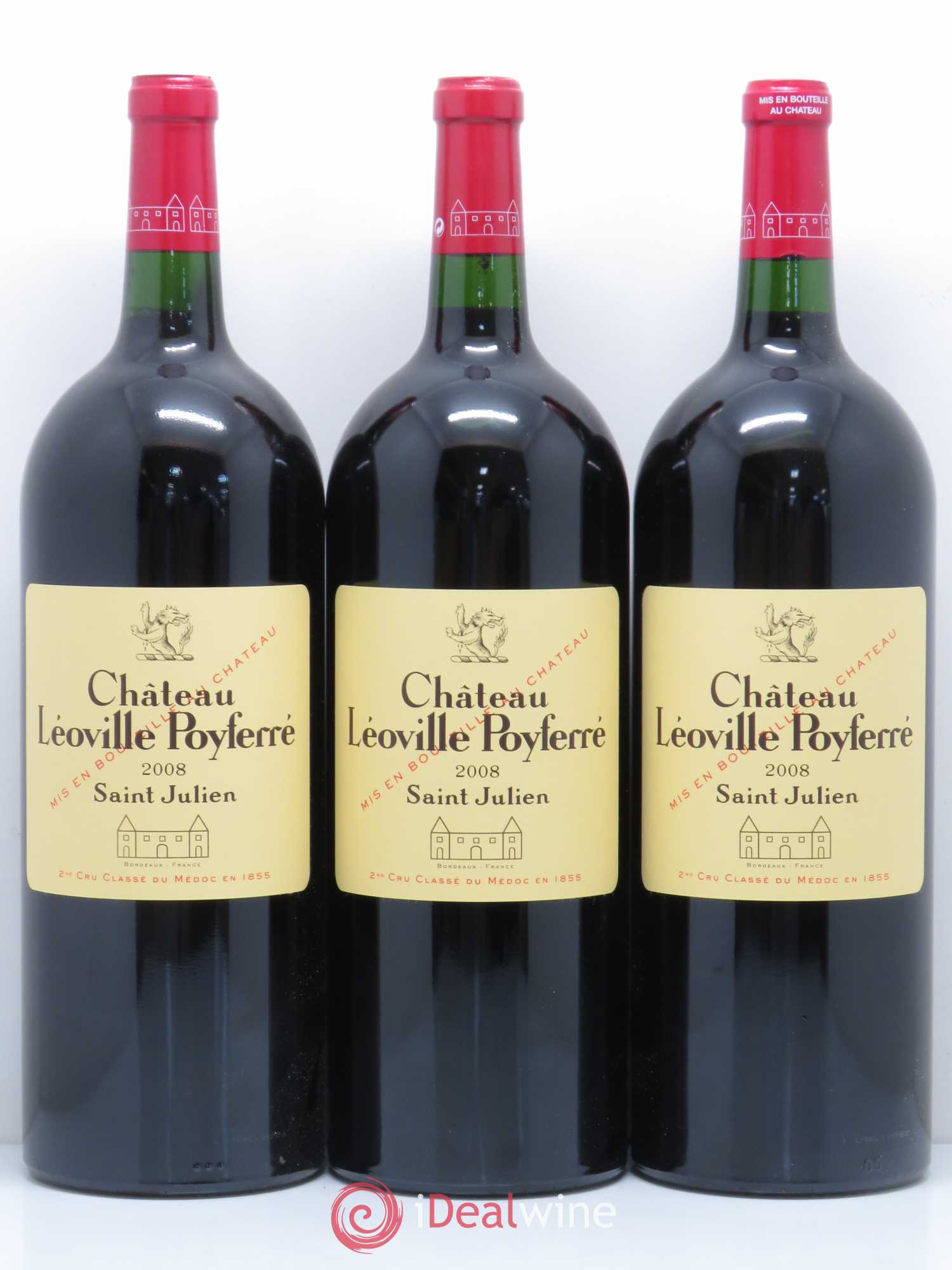 Château Léoville Poyferré 2ème Grand Cru Classé 2008 - Lot de 6 magnums - 2