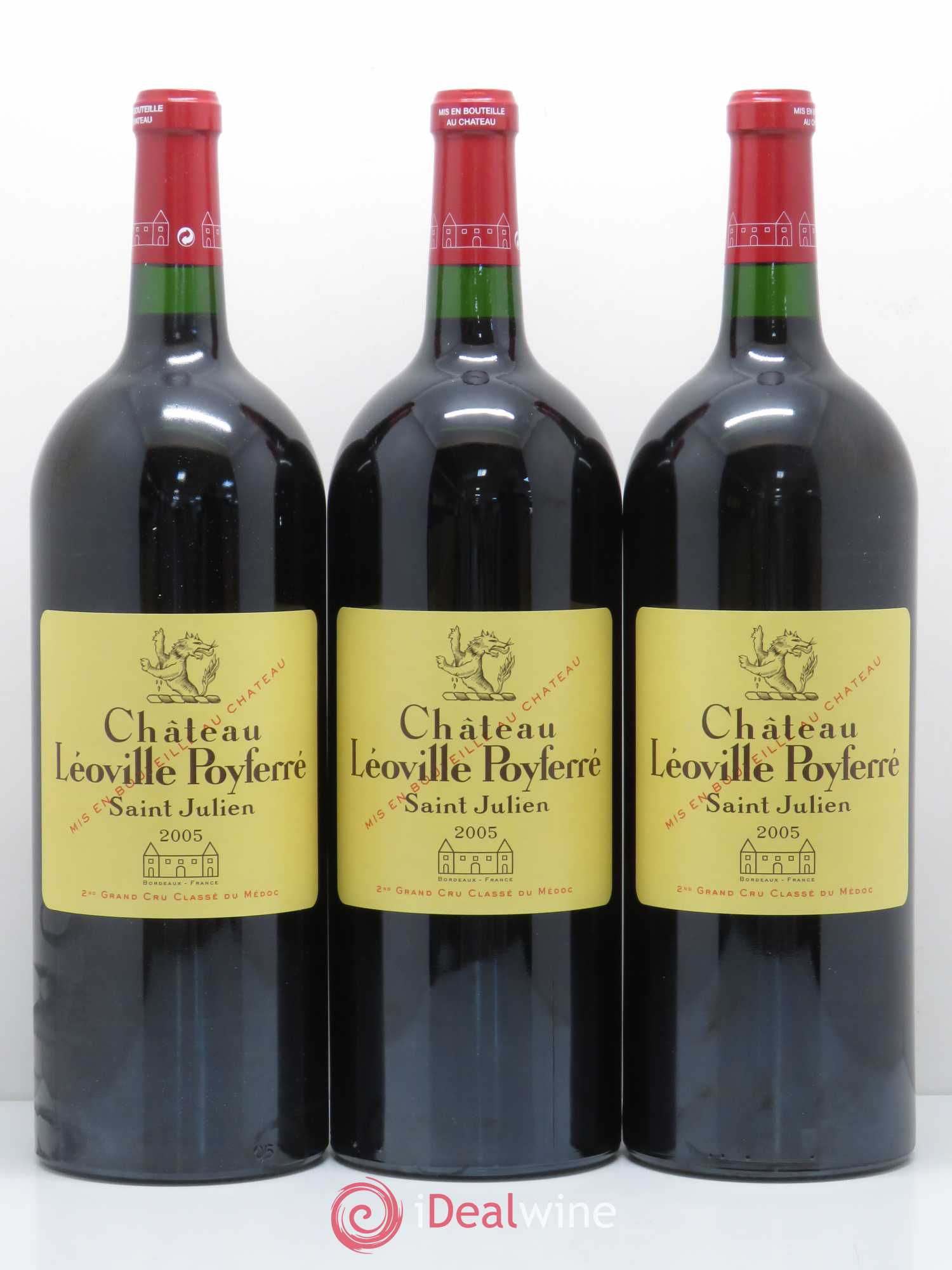 Château Léoville Poyferré 2ème Grand Cru Classé 2005 - Lot de 6 magnums - 1
