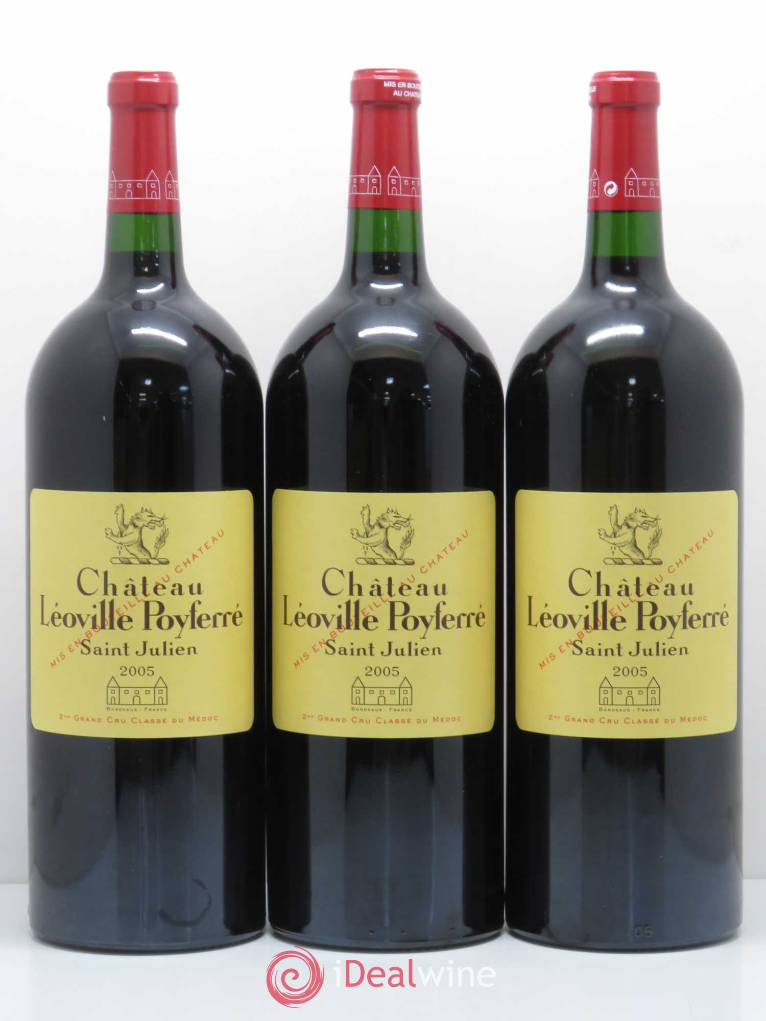 Château Léoville Poyferré 2ème Grand Cru Classé 2005 - Lot de 6 magnums - 2