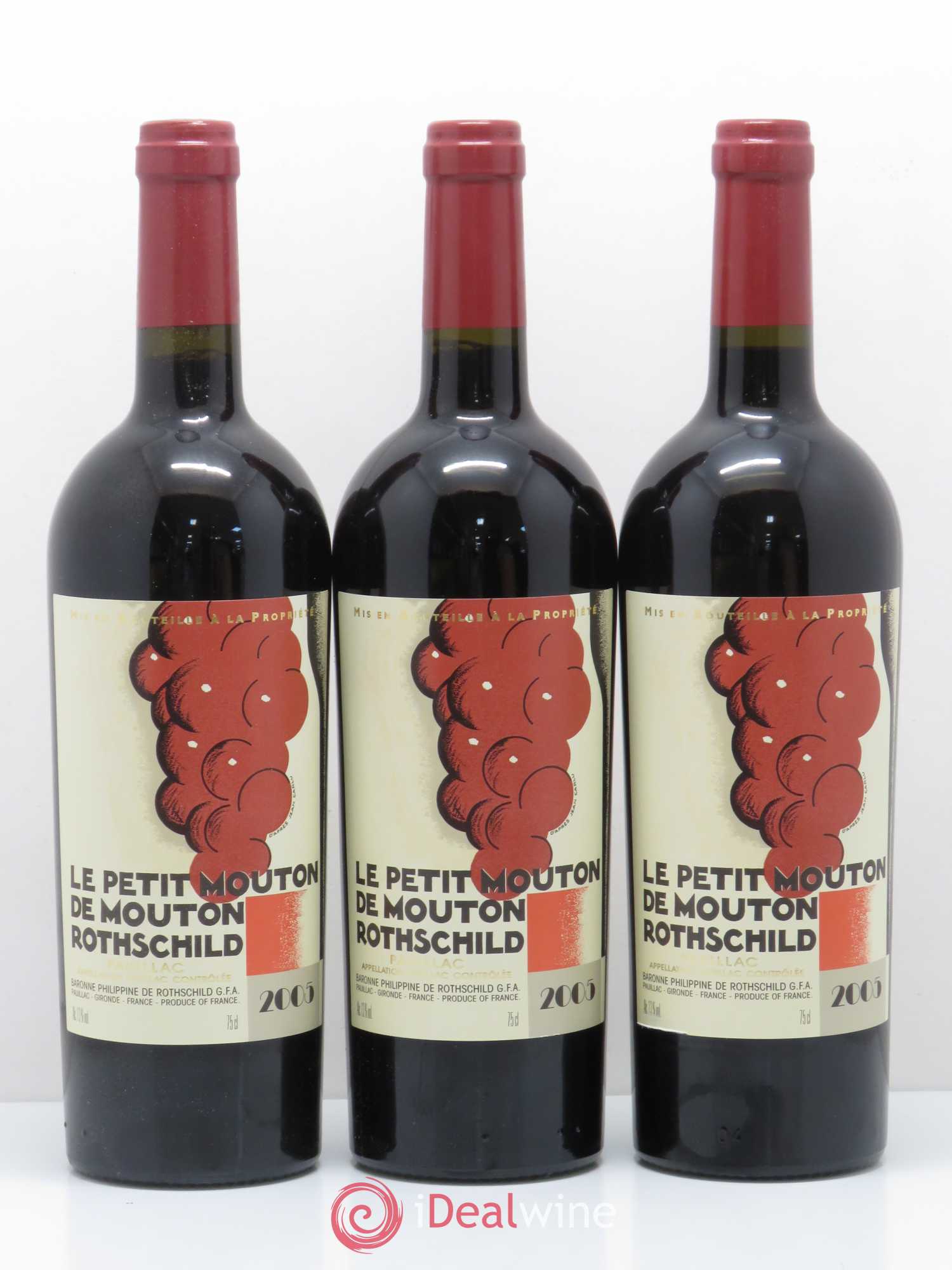 Petit Mouton Second Vin 2005 - Lot de 6 bouteilles - 1