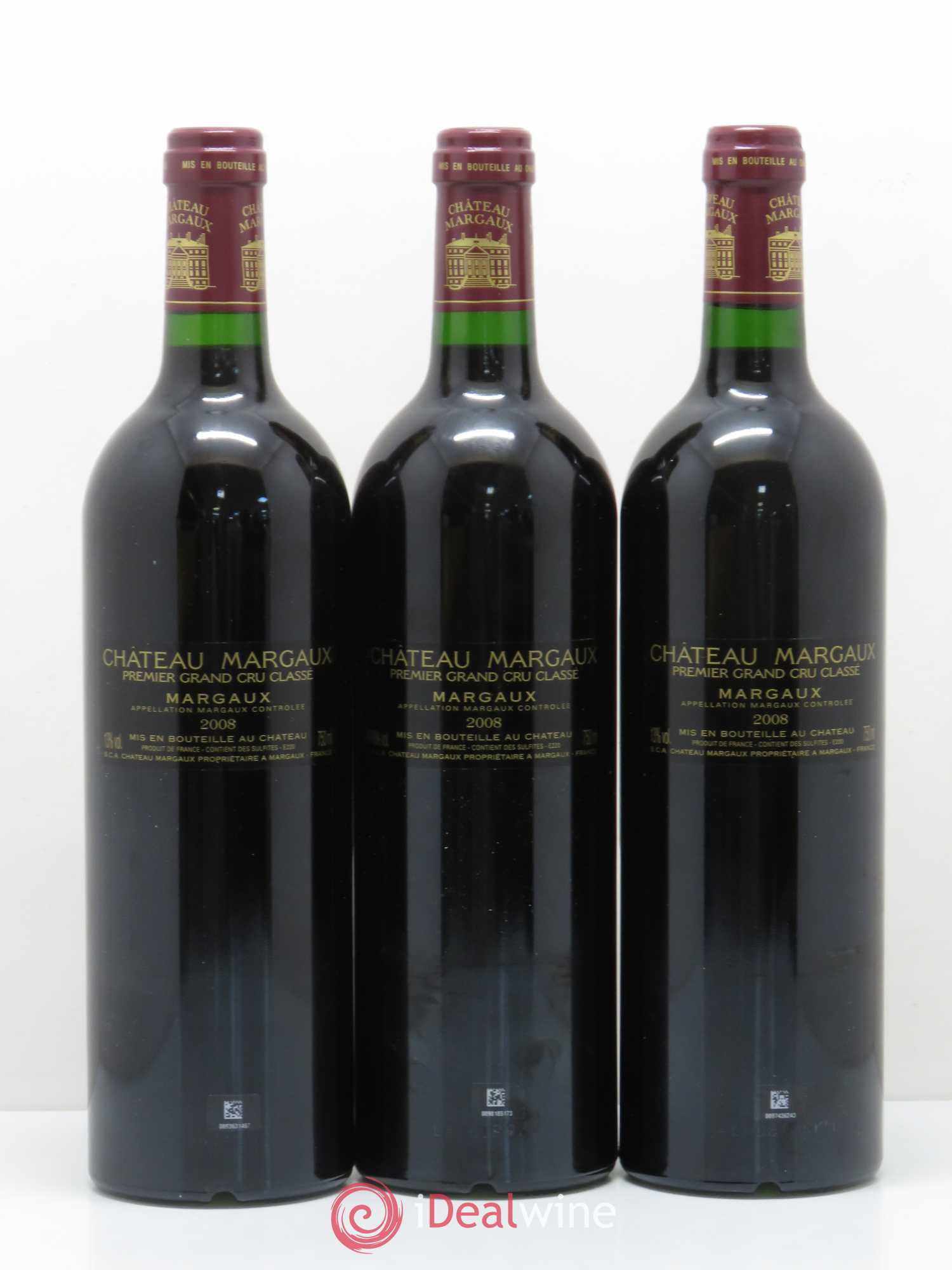 Château Margaux 1er Grand Cru Classé 2008 - Lot de 6 bouteilles - 2