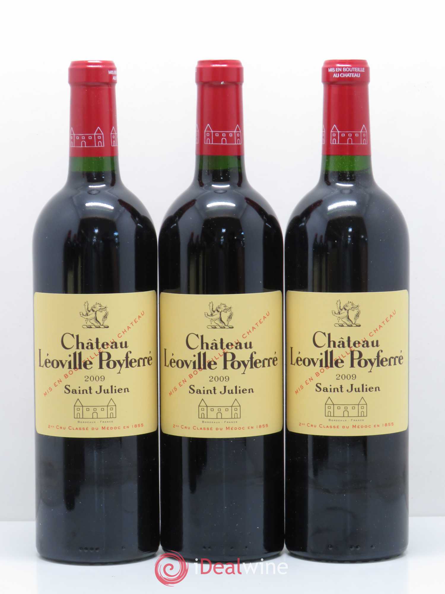 Château Léoville Poyferré 2ème Grand Cru Classé 2009 - Lot de 6 bouteilles - 1