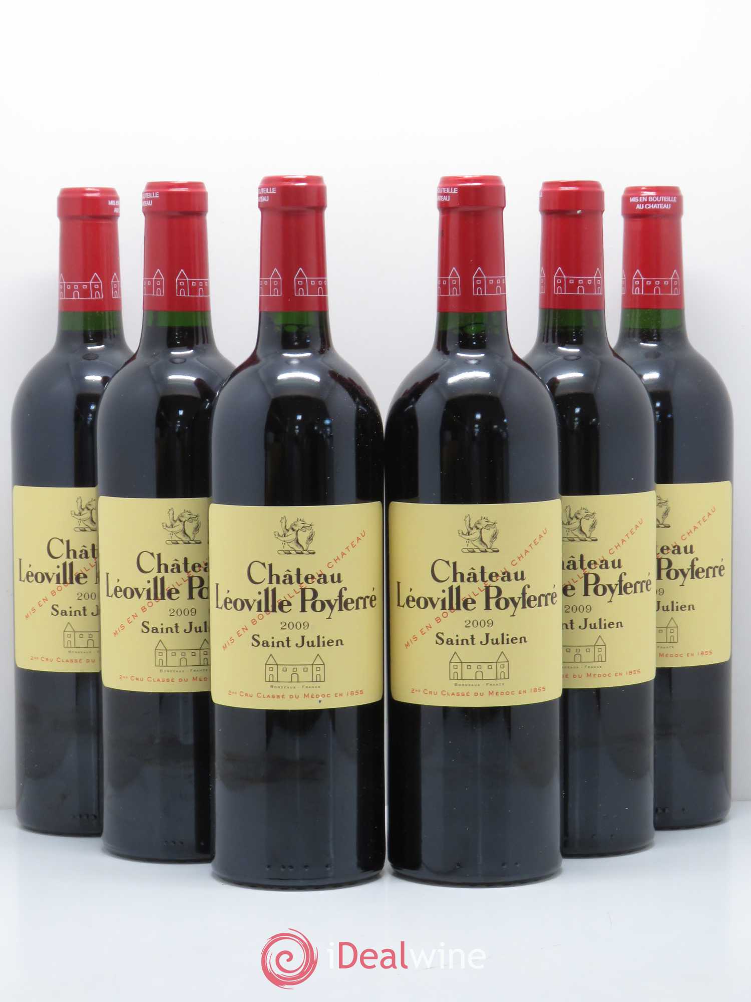 Château Léoville Poyferré 2ème Grand Cru Classé 2009 - Lot de 6 bouteilles - 0