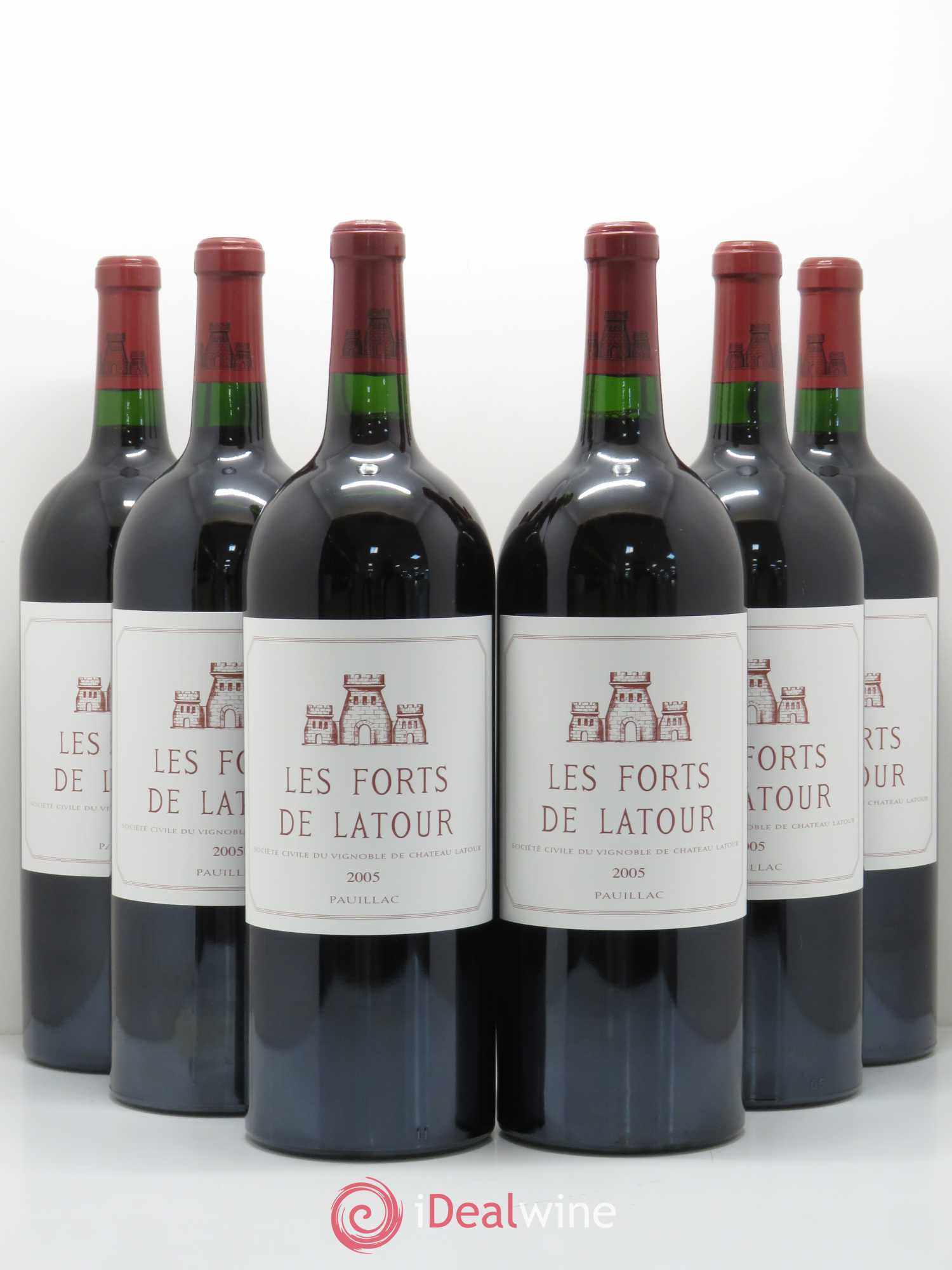 Les Forts de Latour Second Vin 2005 - Lot de 6 magnums - 0