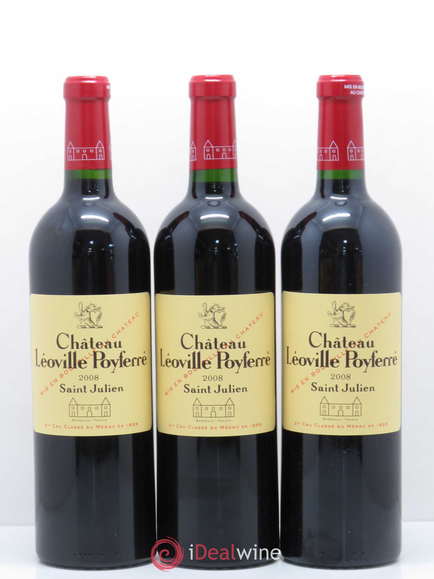Château Léoville Poyferré 2ème Grand Cru Classé 2008 - Lot de 12 bouteilles - 2
