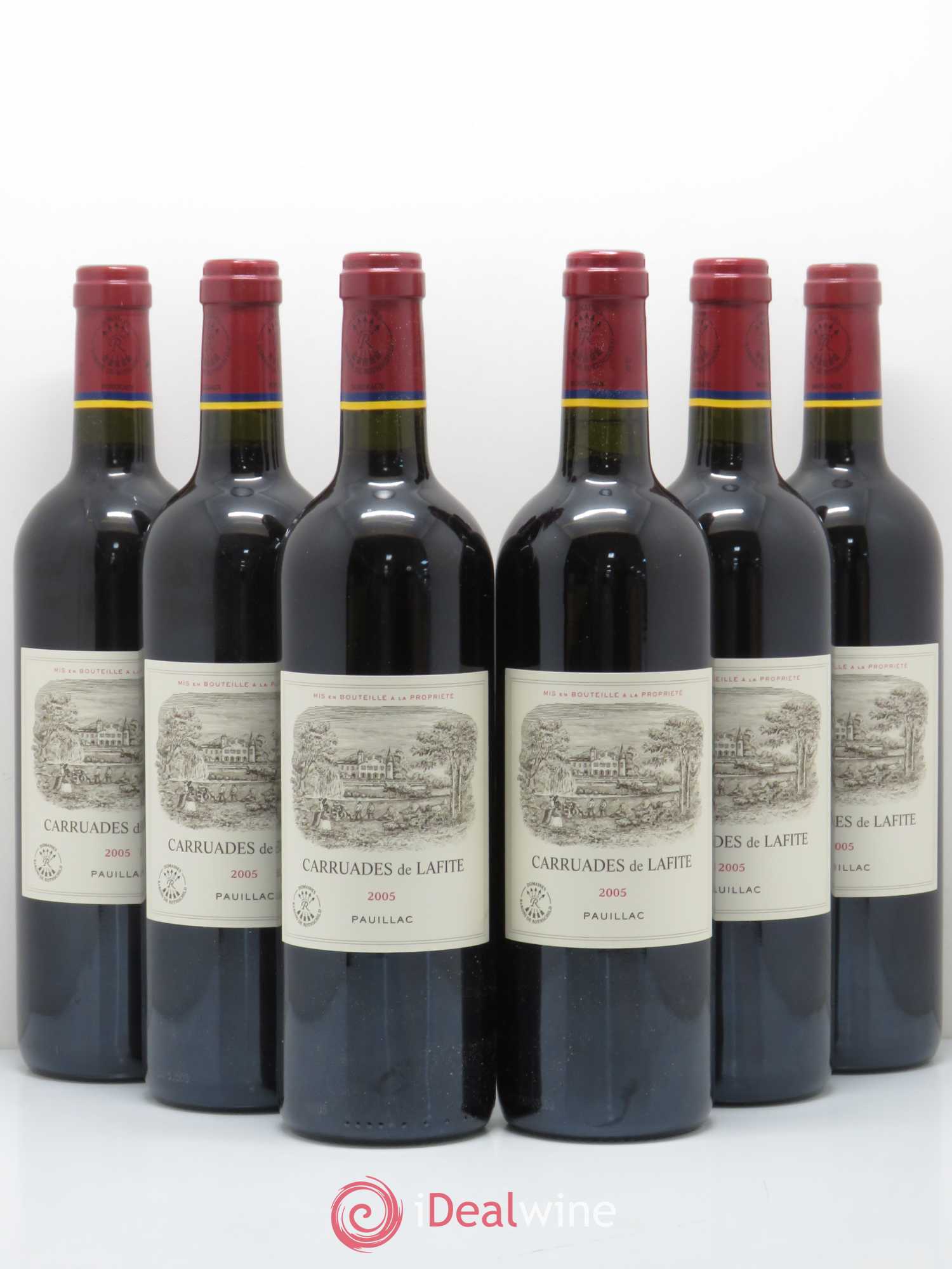 Carruades de Lafite Rothschild Second Vin 2005 - Lot de 6 bouteilles - 0