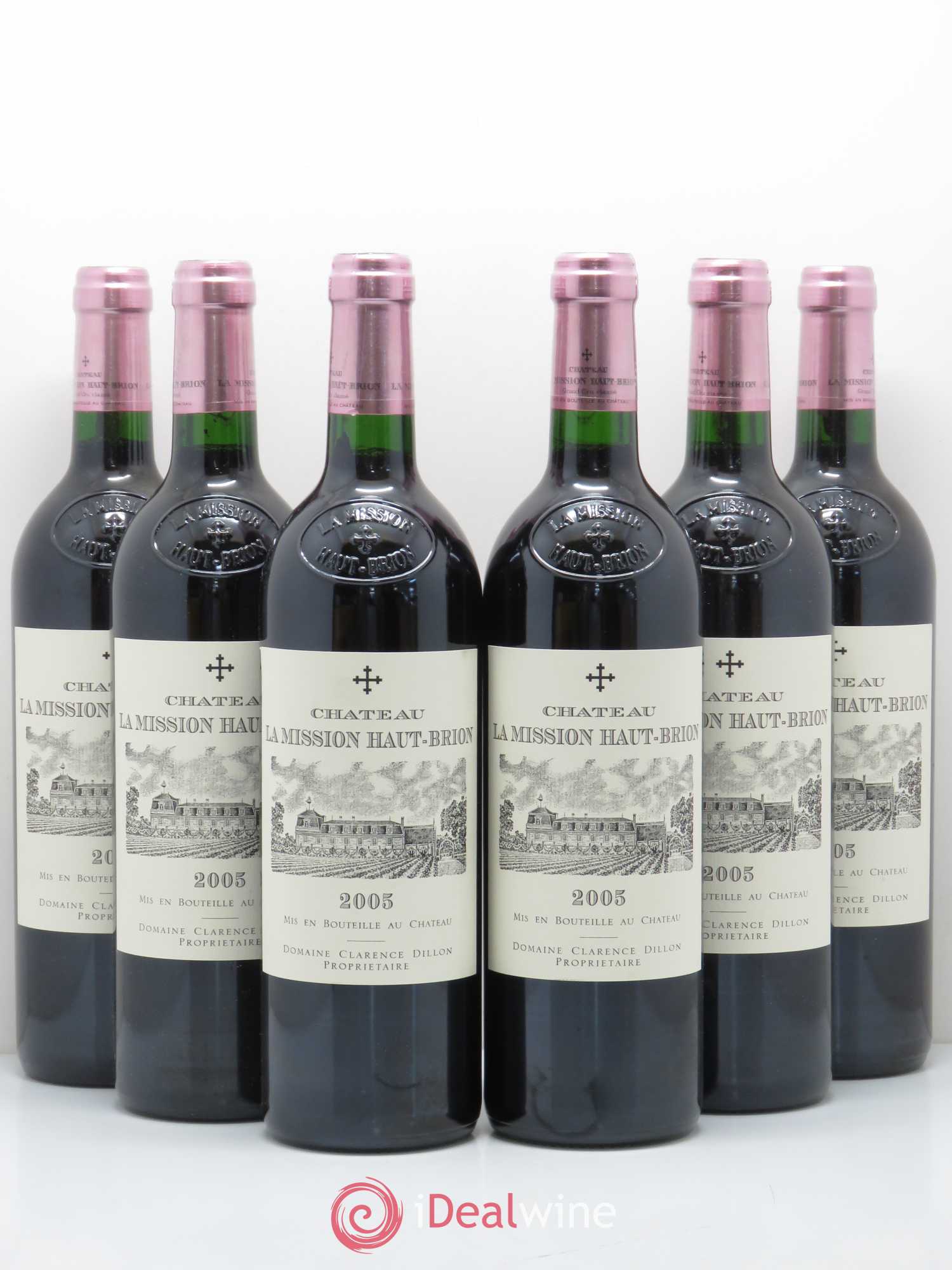 Château la Mission Haut-Brion Cru Classé de Graves 2005 - Lot de 6 bouteilles - 0