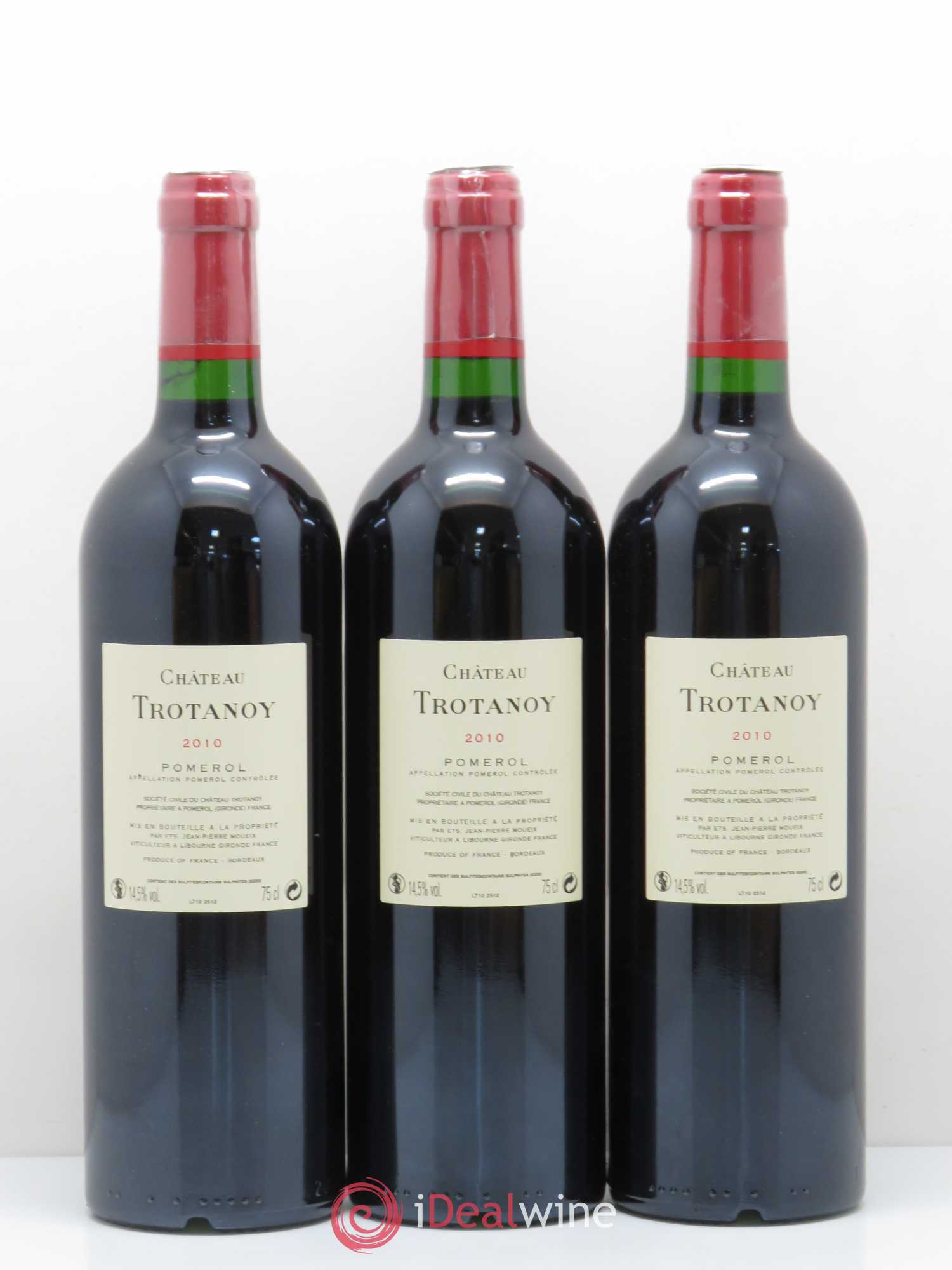 Château Trotanoy 2010 - Lot de 6 bouteilles - 4