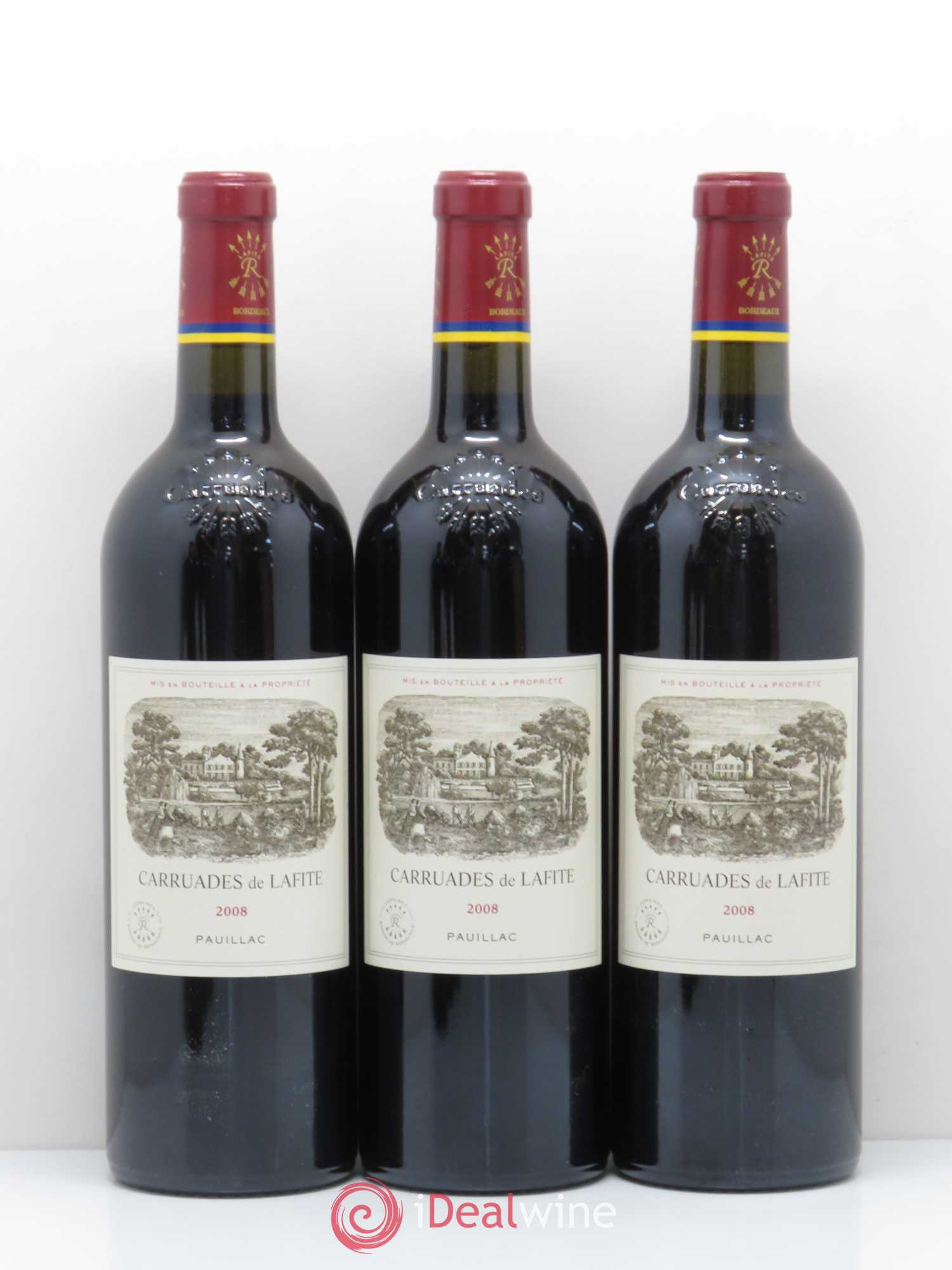 Carruades de Lafite Rothschild Second Vin 2008 - Lot de 6 bouteilles - 1