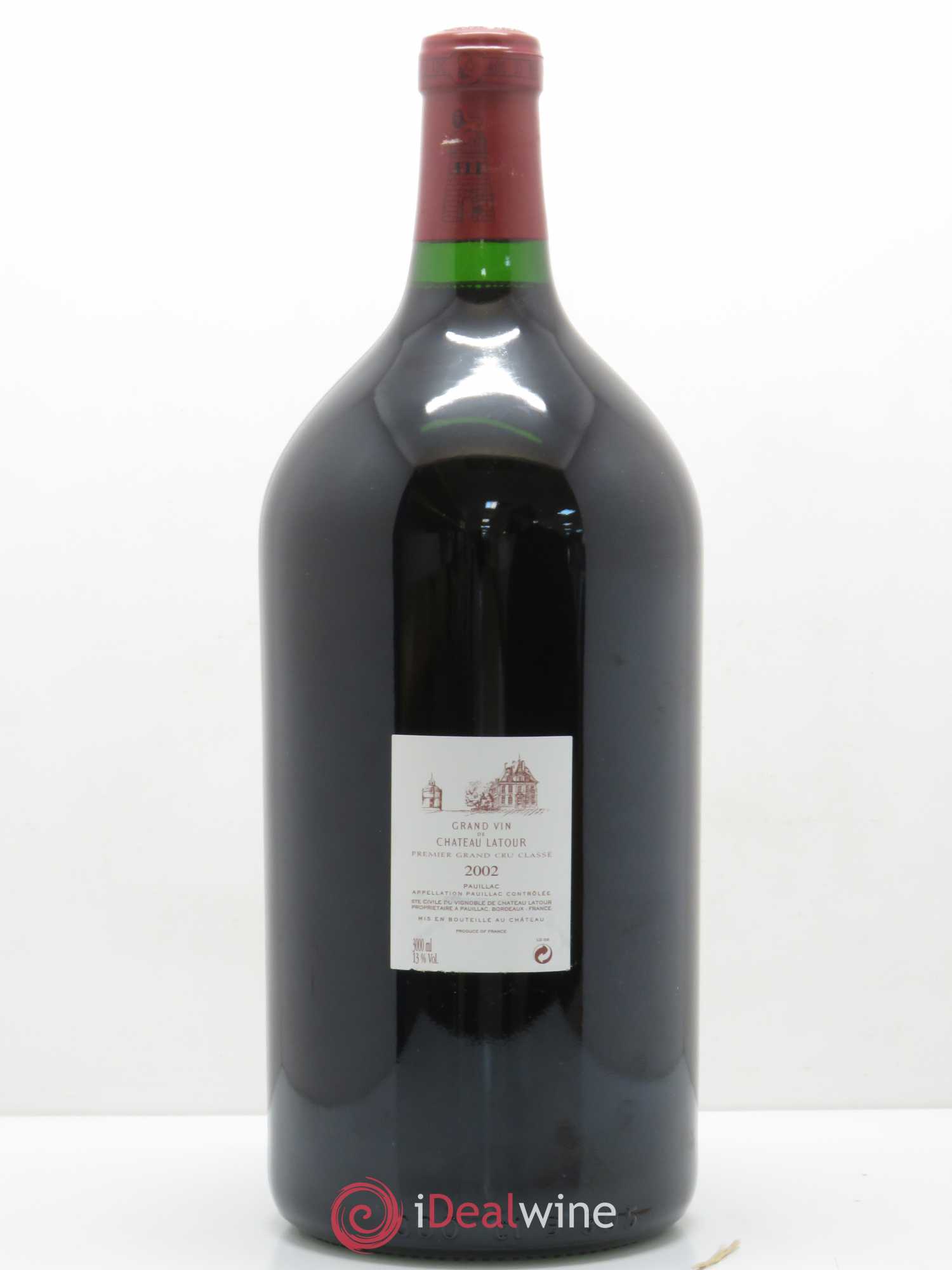 Château Latour 1er Grand Cru Classé 2002 - Lot de 1 double magnum - 1