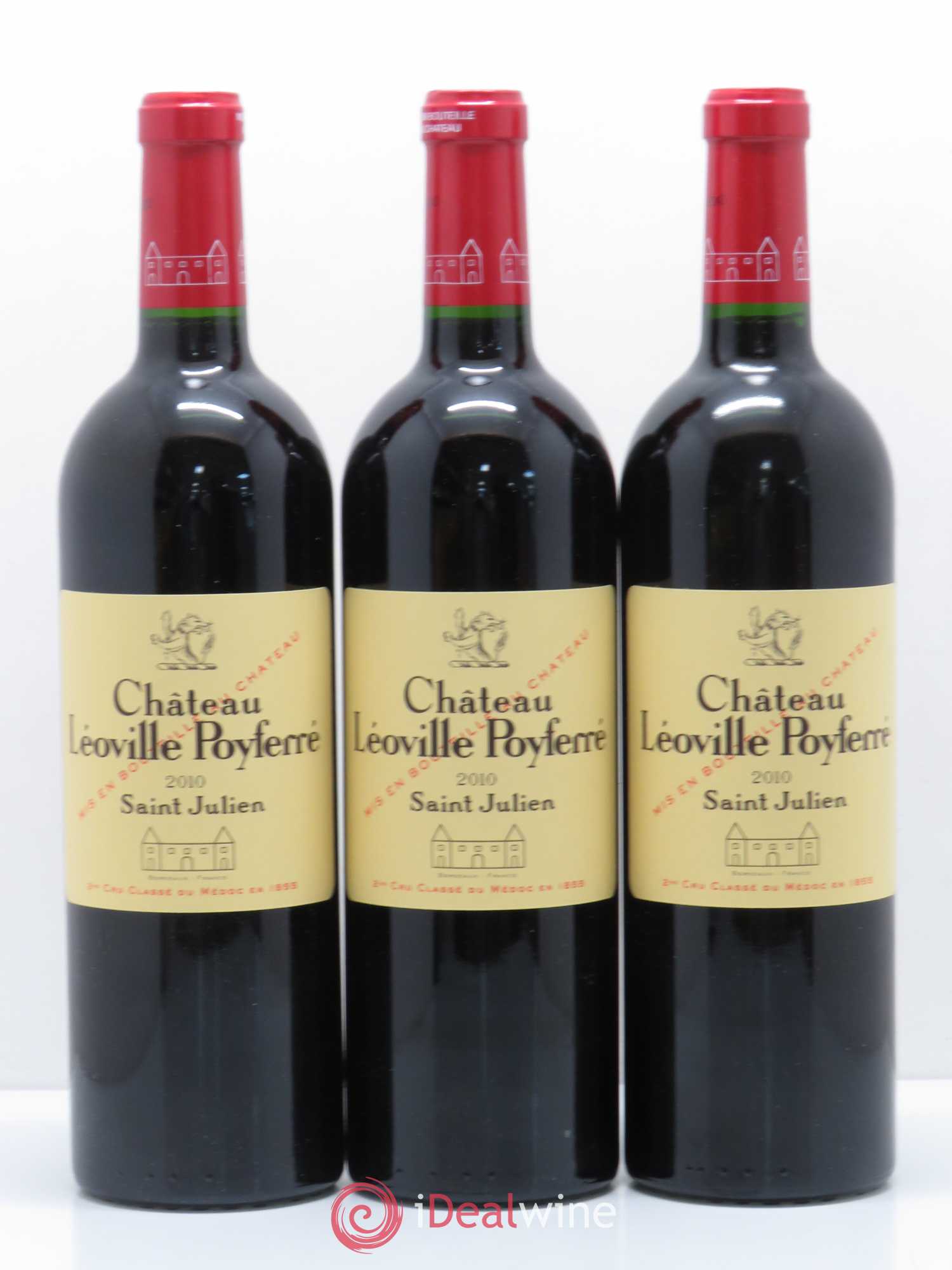 Château Léoville Poyferré 2ème Grand Cru Classé 2010 - Lot de 6 bouteilles - 1