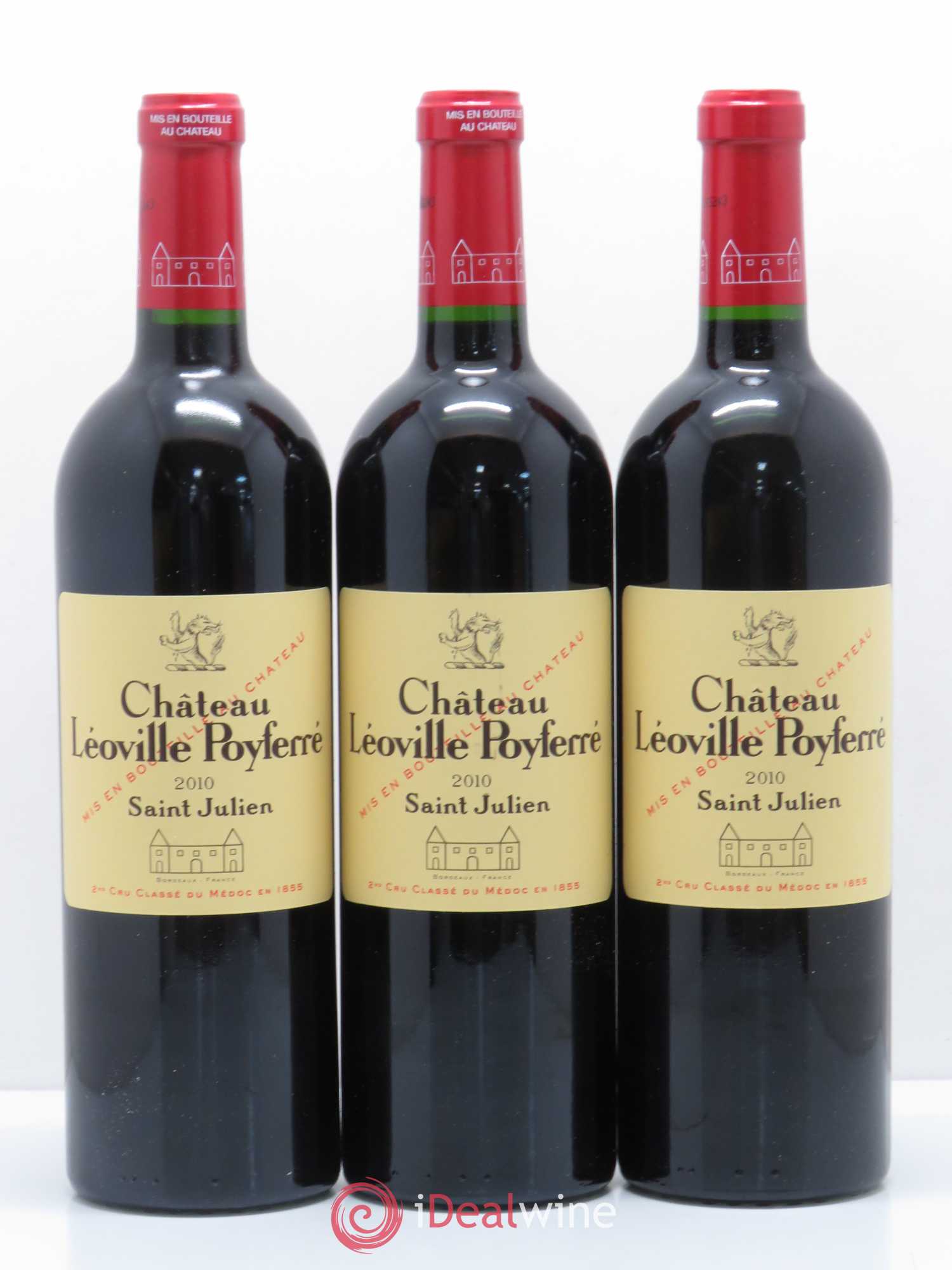 Château Léoville Poyferré 2ème Grand Cru Classé 2010 - Lot de 6 bouteilles - 2