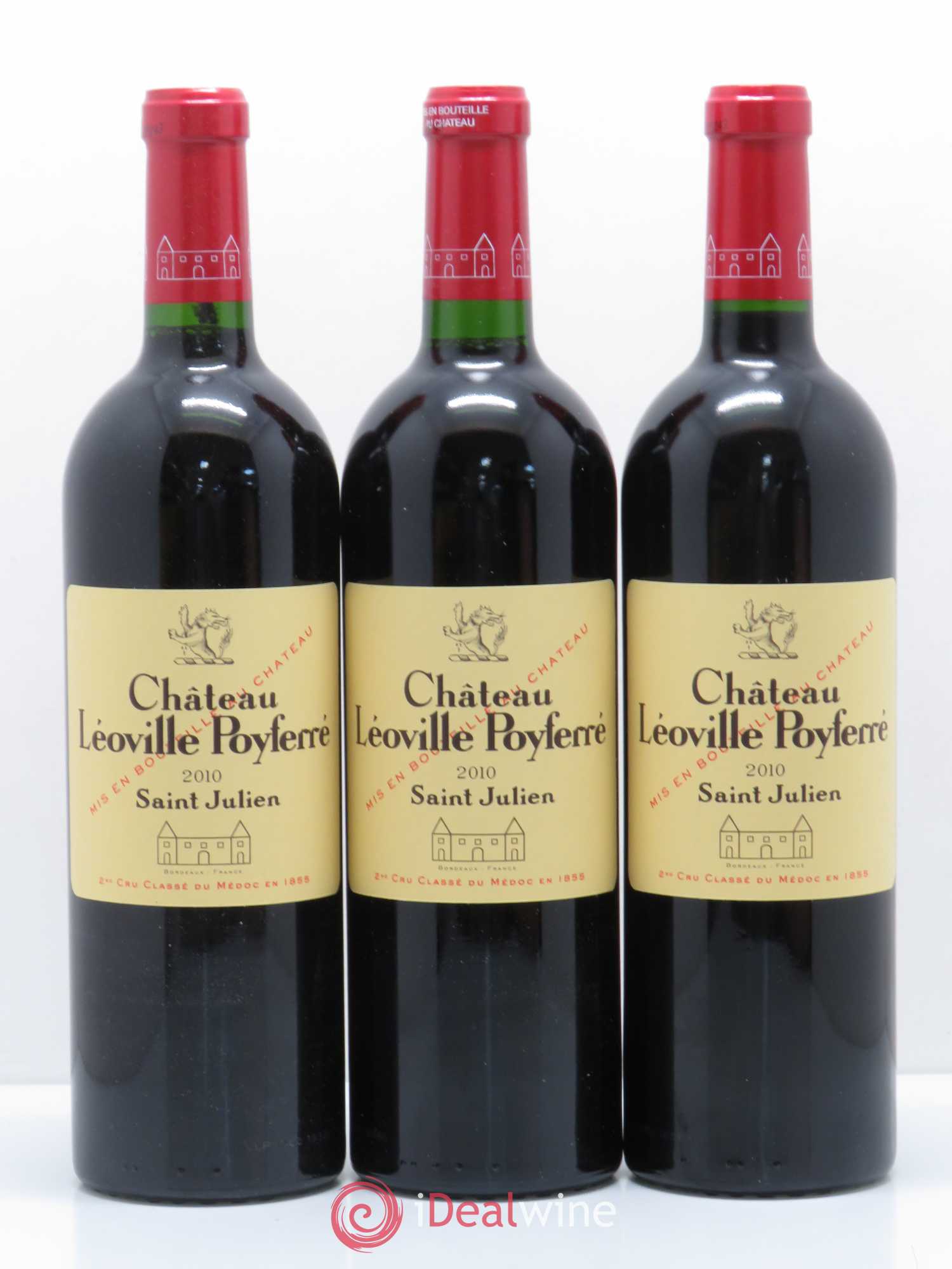 Château Léoville Poyferré 2ème Grand Cru Classé 2010 - Lot de 6 bouteilles - 1