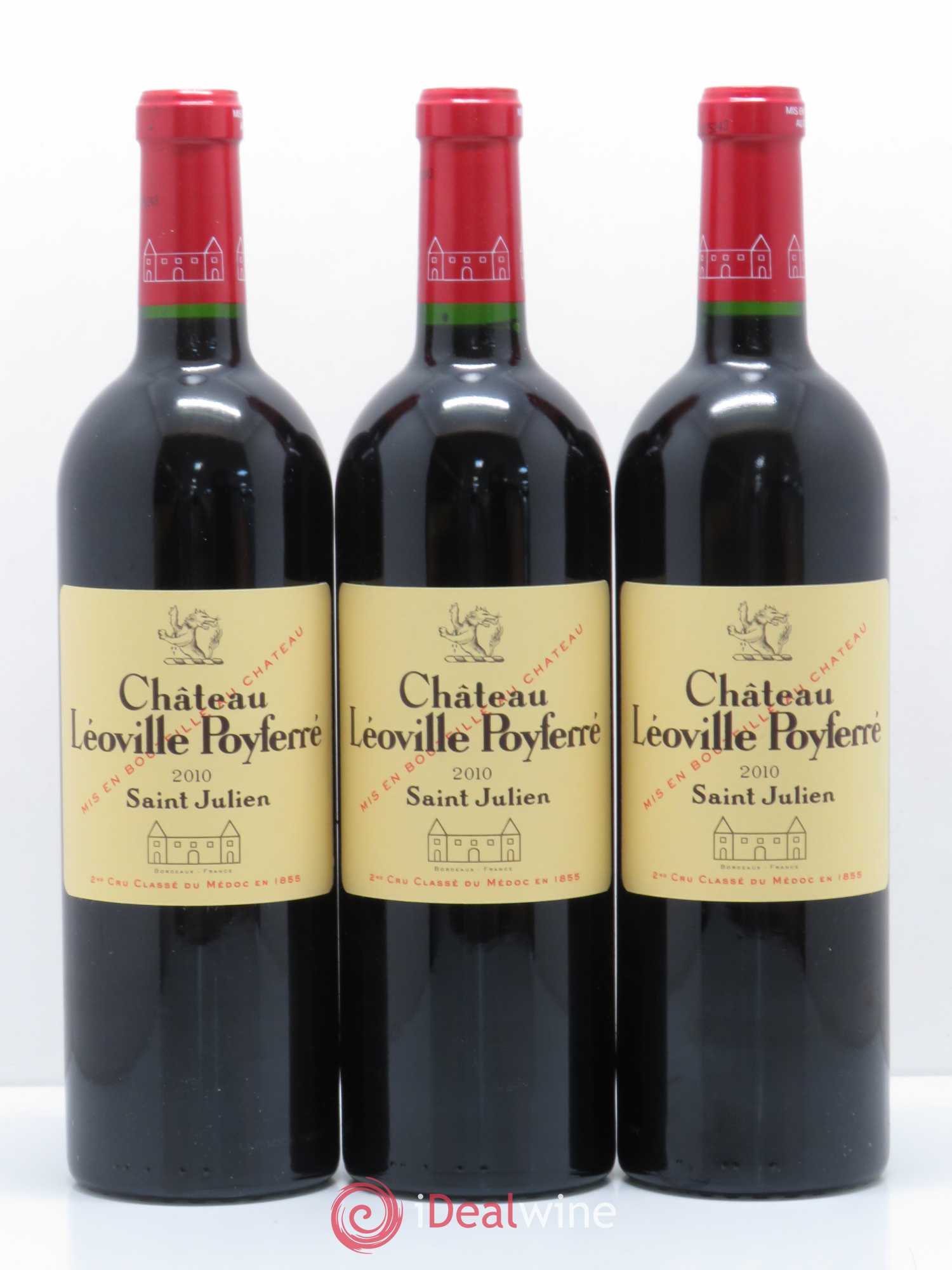 Château Léoville Poyferré 2ème Grand Cru Classé 2010 - Lot de 6 bouteilles - 2