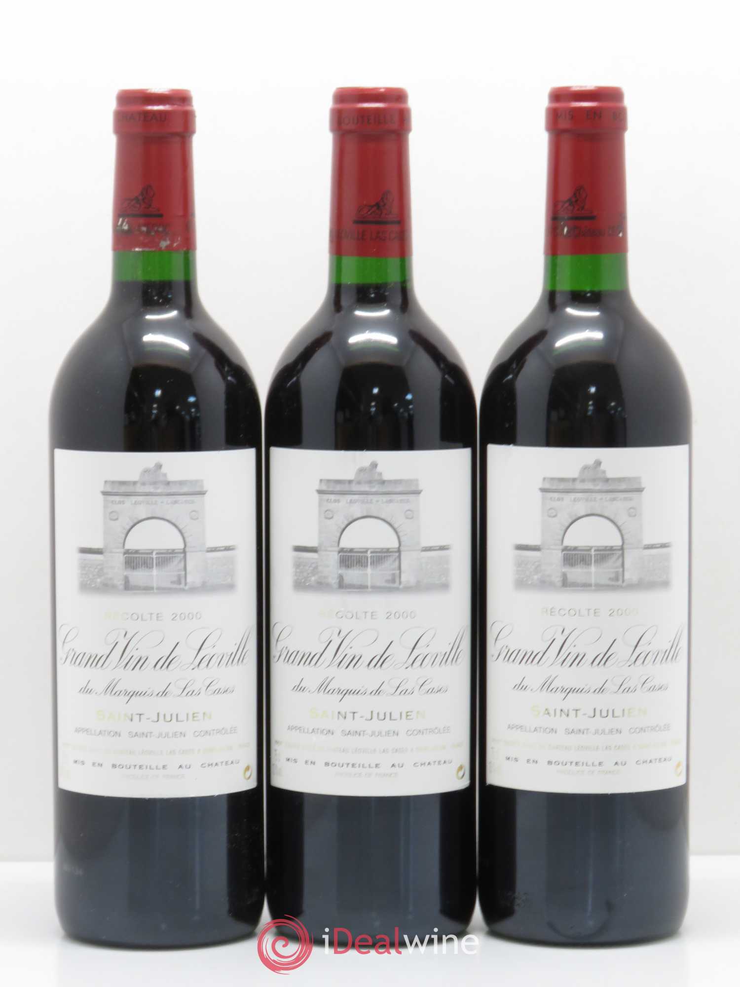 Château Léoville Las Cases 2ème Grand Cru Classé 2000 - Lot de 12 bouteilles - 1