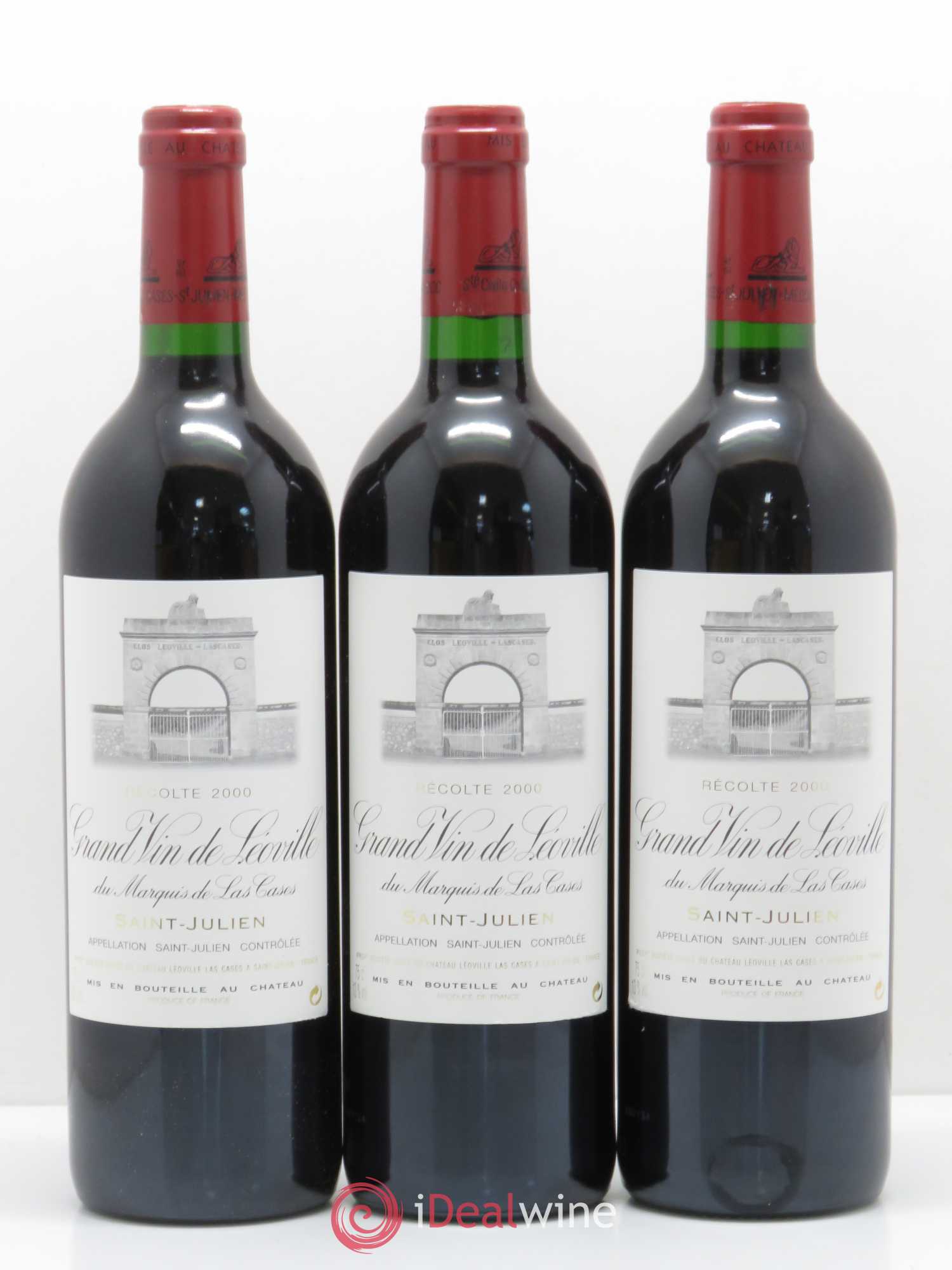 Château Léoville Las Cases 2ème Grand Cru Classé 2000 - Lot de 12 bouteilles - 4
