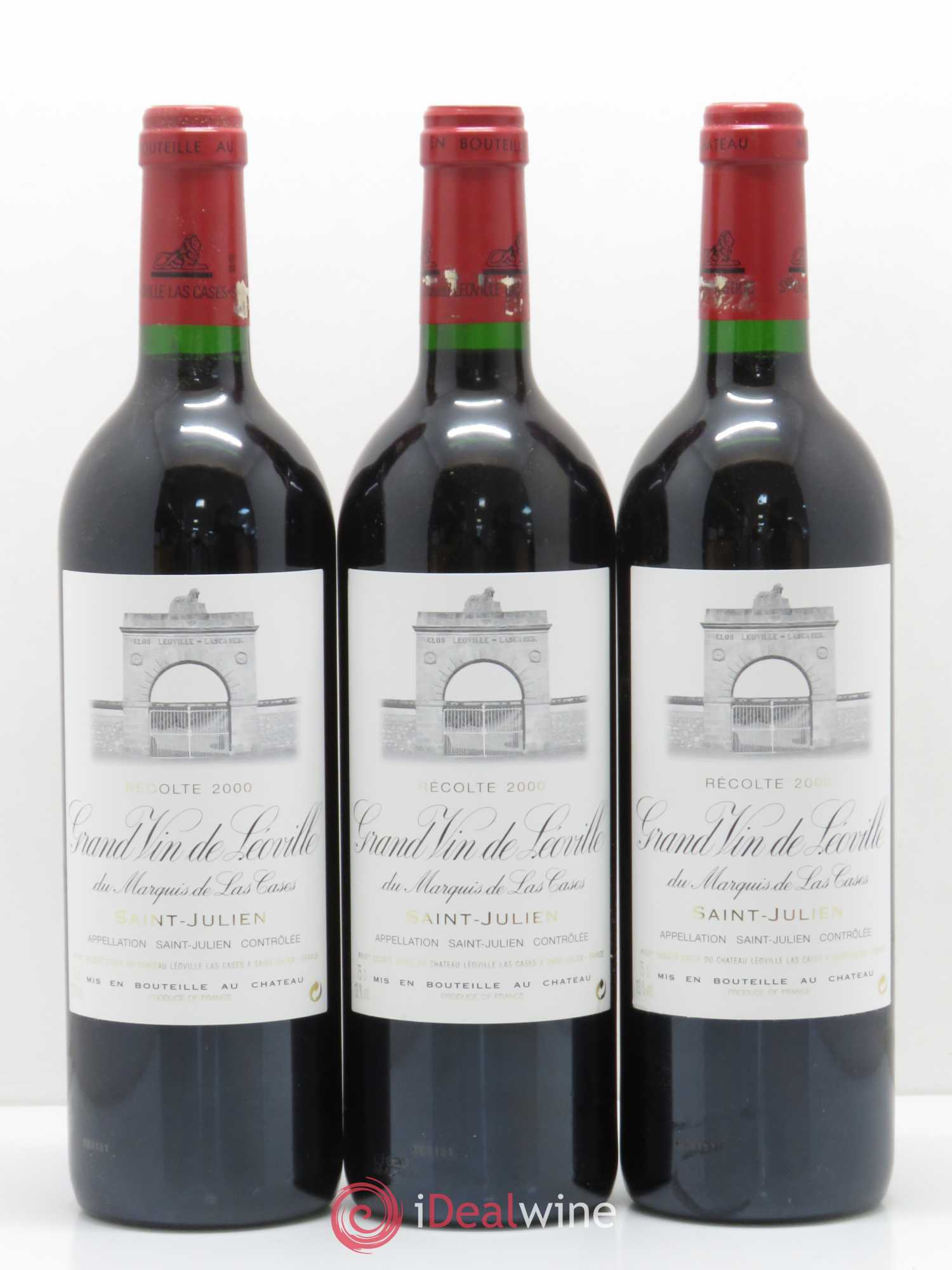 Château Léoville Las Cases 2ème Grand Cru Classé 2000 - Lot de 12 bouteilles - 2