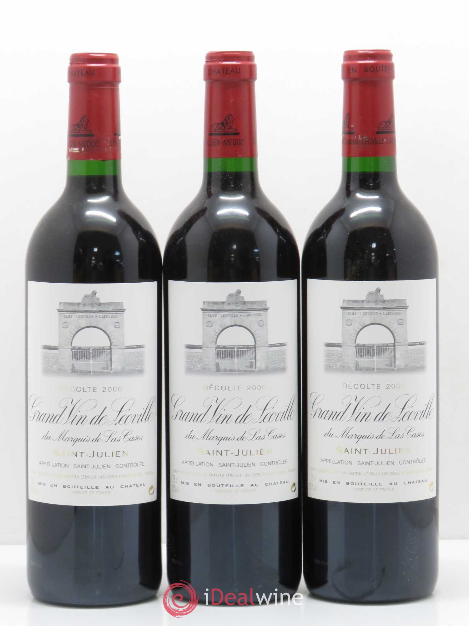 Château Léoville Las Cases 2ème Grand Cru Classé 2000 - Lot de 12 bouteilles - 3