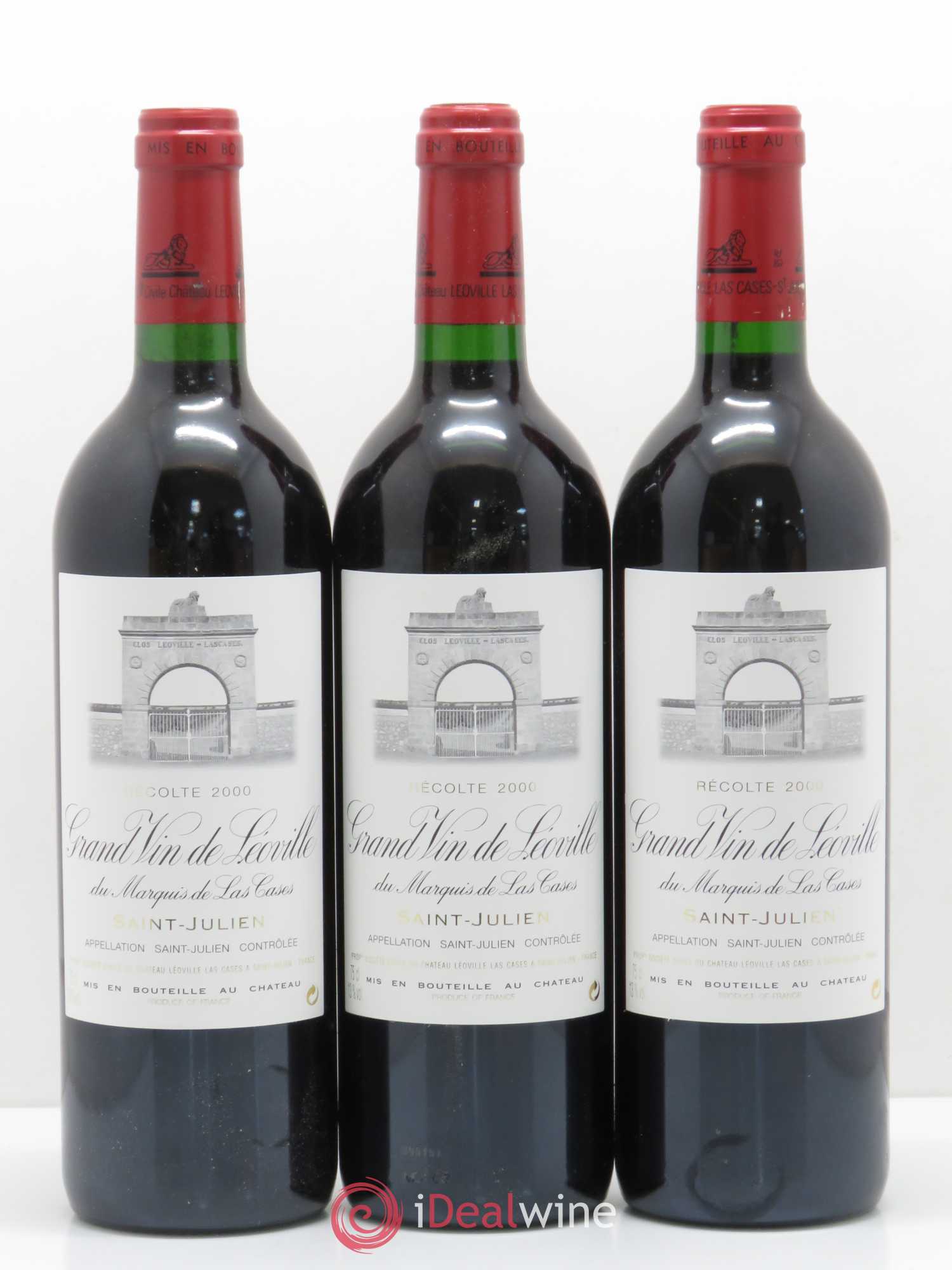 Château Léoville Las Cases 2ème Grand Cru Classé 2000 - Lot de 12 bouteilles - 4