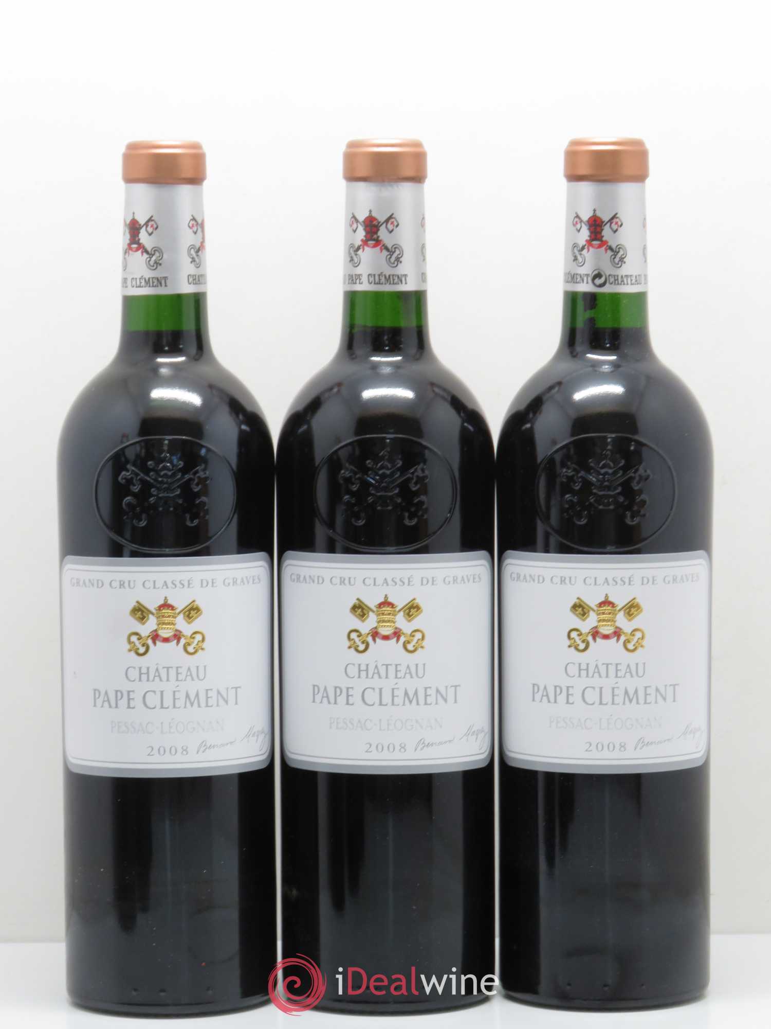 Château Pape Clément Cru Classé de Graves 2008 - Lot de 6 bouteilles - 1