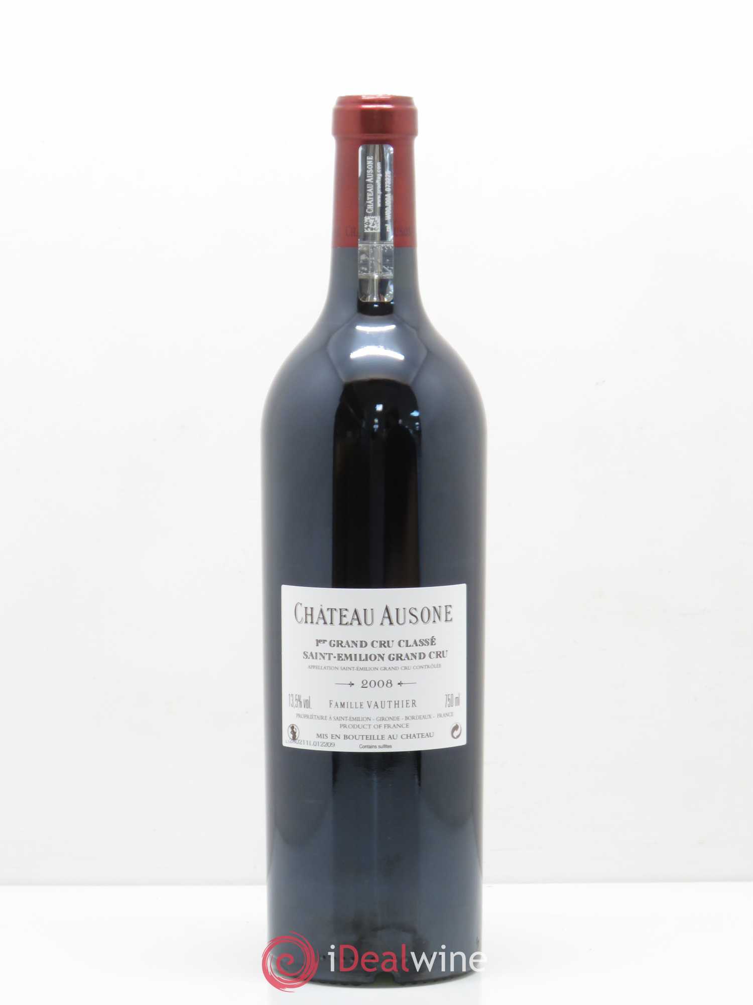 Château Ausone 1er Grand Cru Classé A 2008 - Lot de 1 bouteille - 1