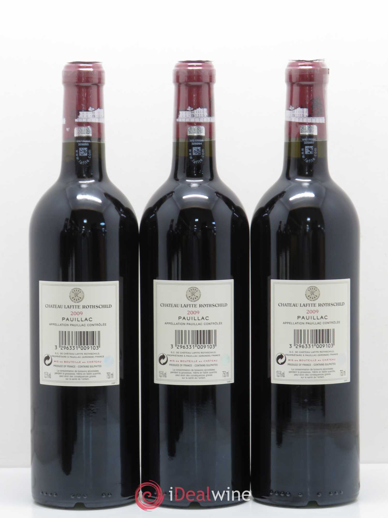 Château Lafite Rothschild 1er Grand Cru Classé 2009 - Lot de 6 bouteilles - 2