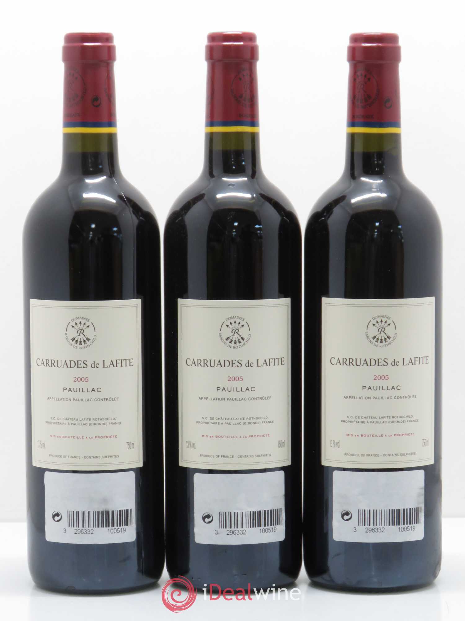 Carruades de Lafite Rothschild Second Vin 2005 - Lot de 12 bouteilles - 6